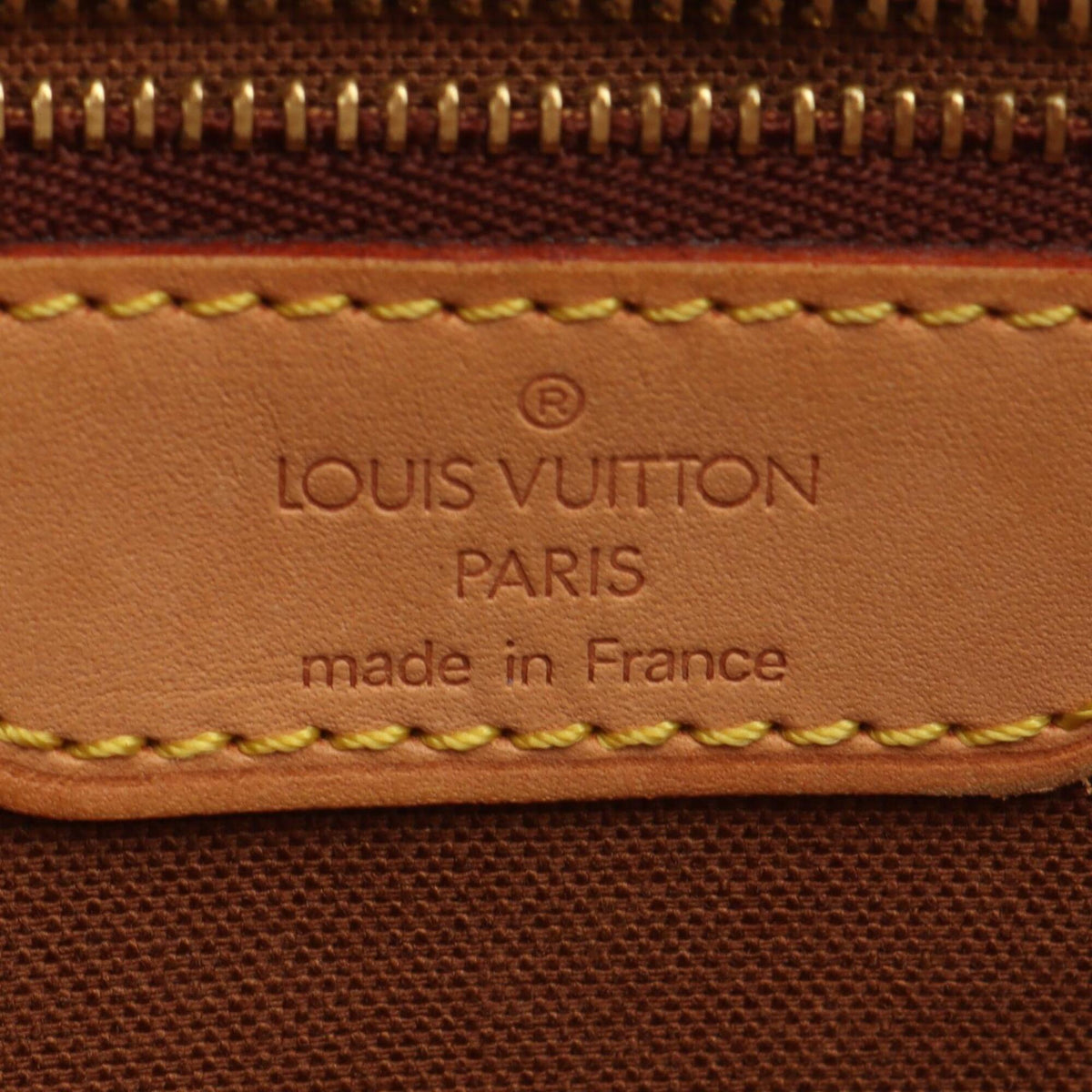 Louis Vuitton Brown Monogram Coated Canvas Leather Handbag Shoulder Bag (Pre-Owned)