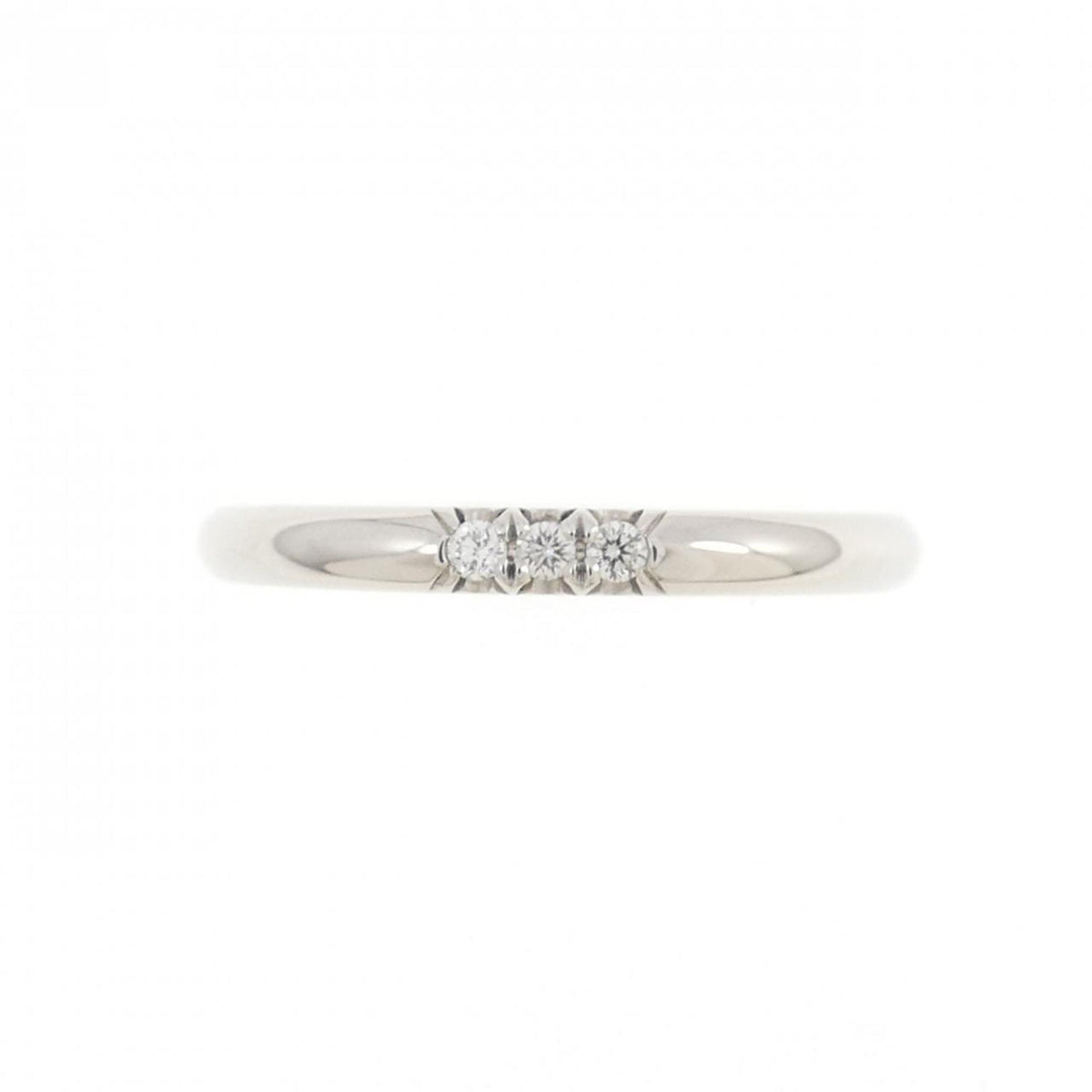 Tiffany Platinum Platinum 950 Band Ring (Pre-Owned)
