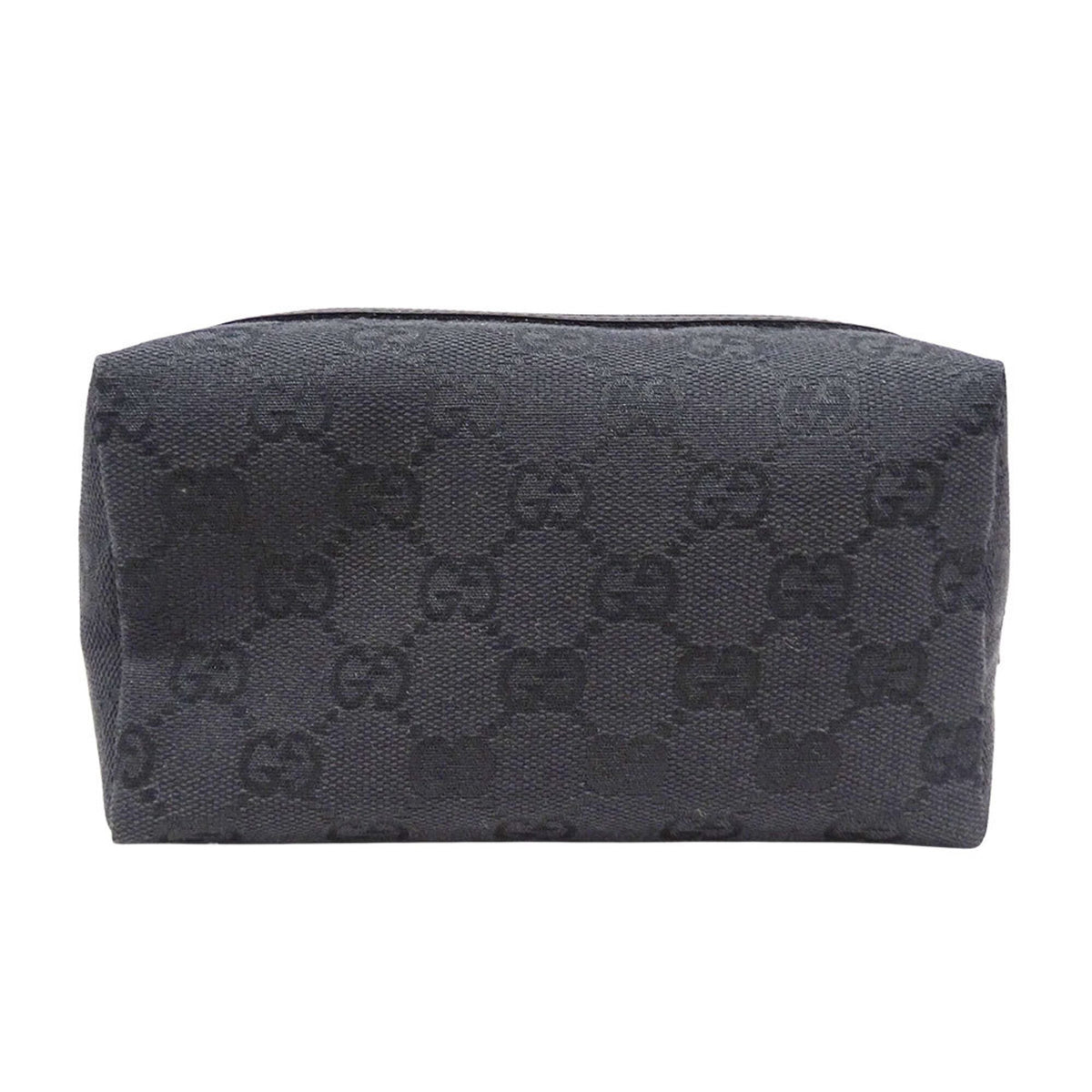Gucci Black Gg Canvas Pouch (Pre-Owned)