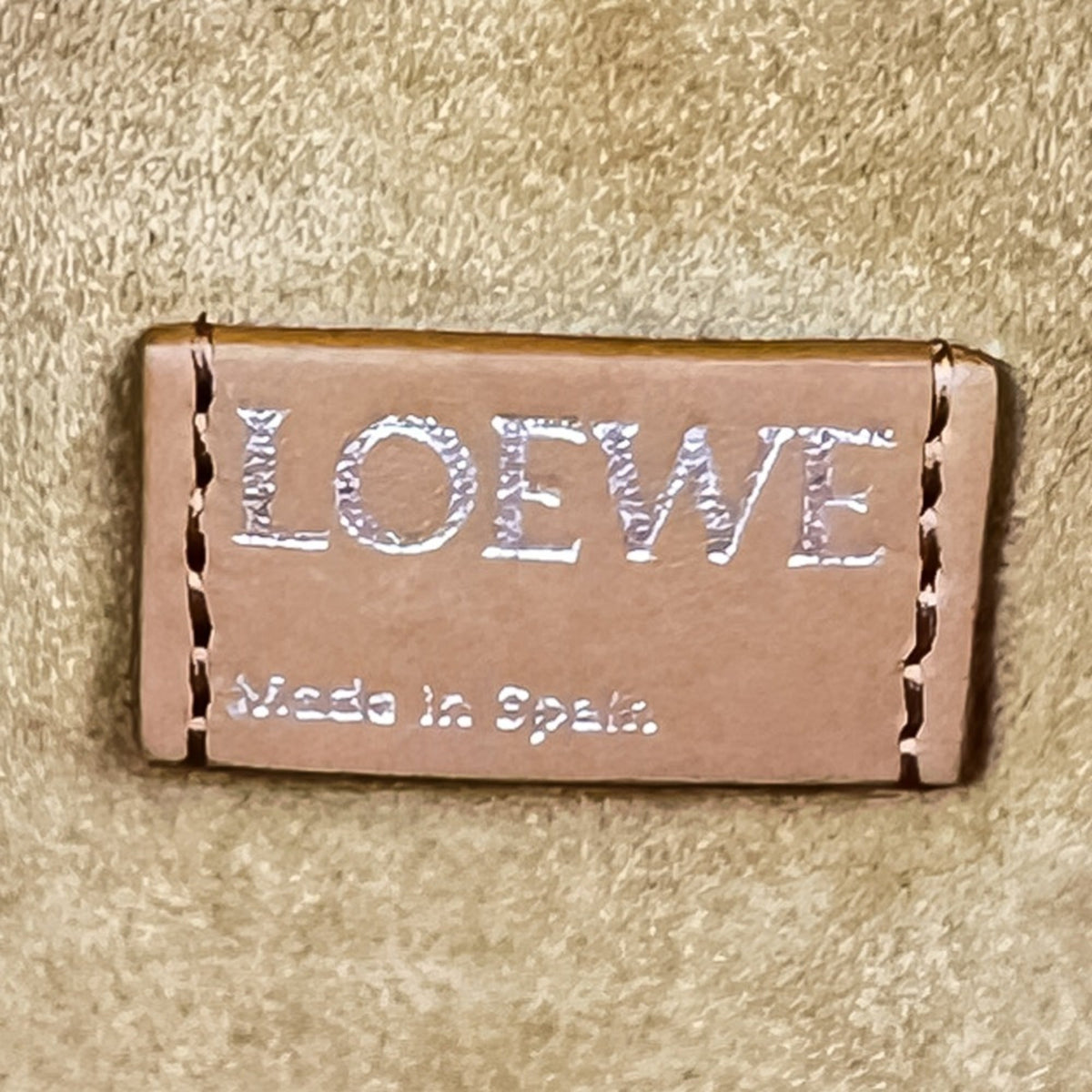 Loewe Flamenco Brown Leather Handbag Shoulder Bag (Pre-Owned)