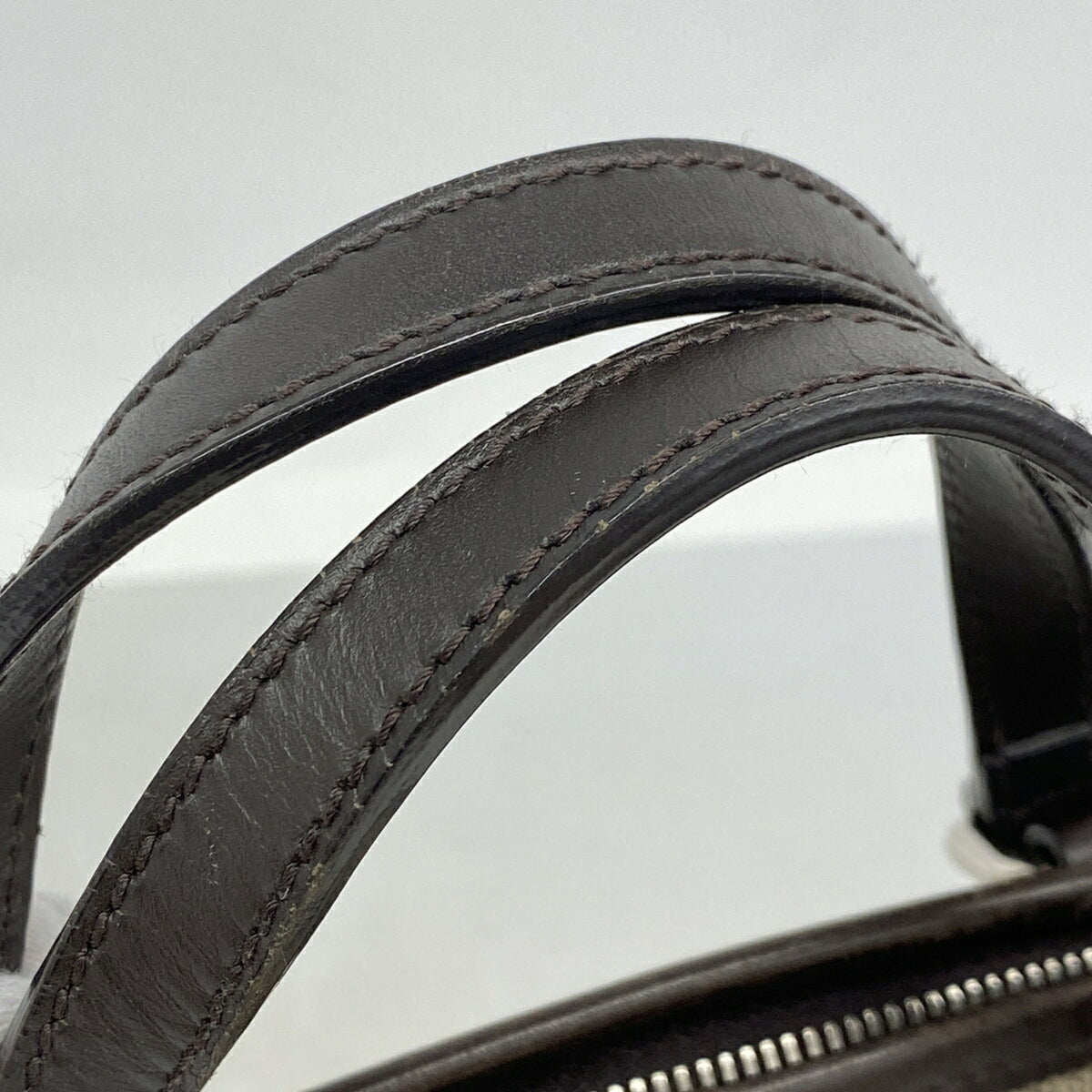 Gucci Brown Pvc Handbag (Pre-Owned)