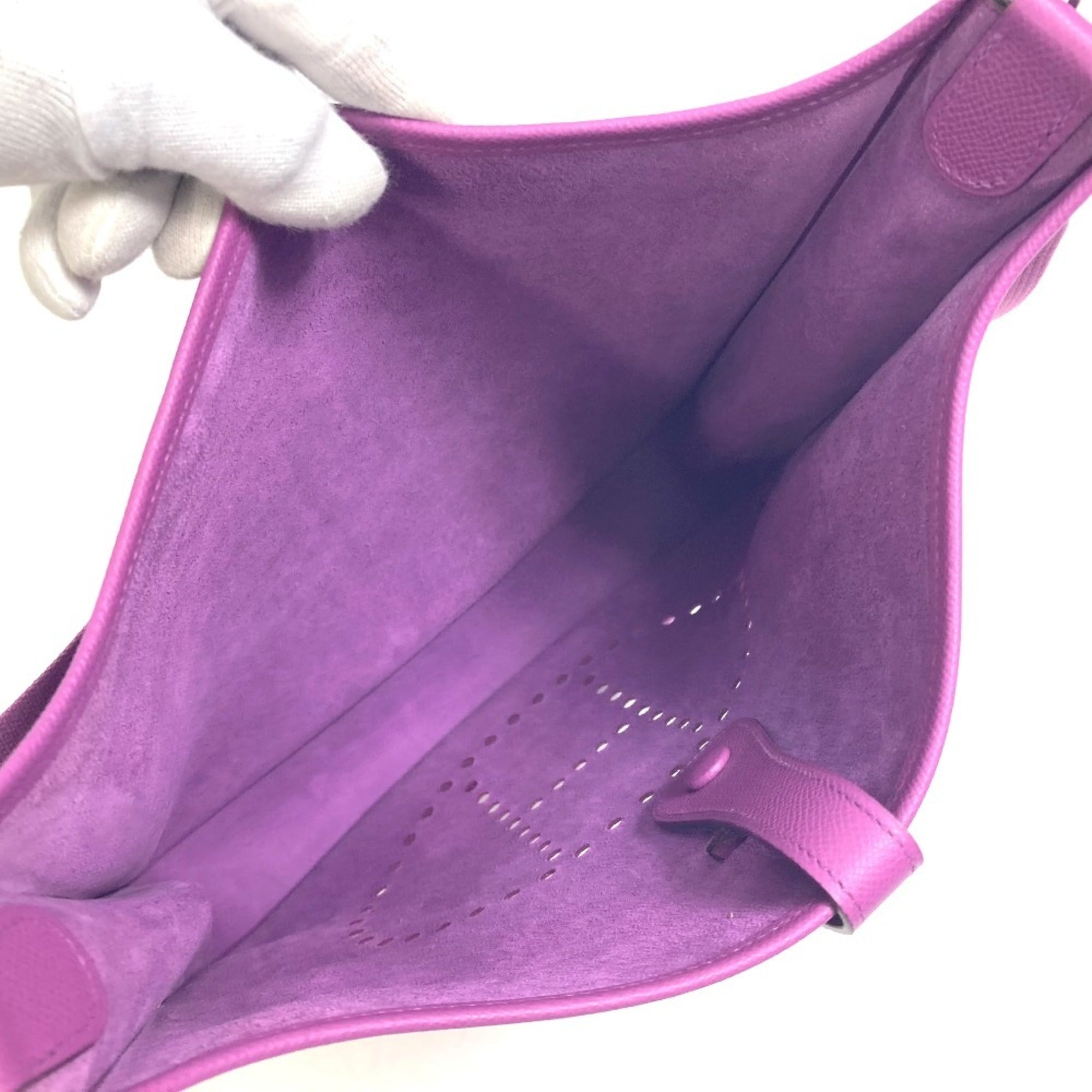 Hermes Cyclamen Purple Epsom Leather Shoulder Bag (Pre-Owned)