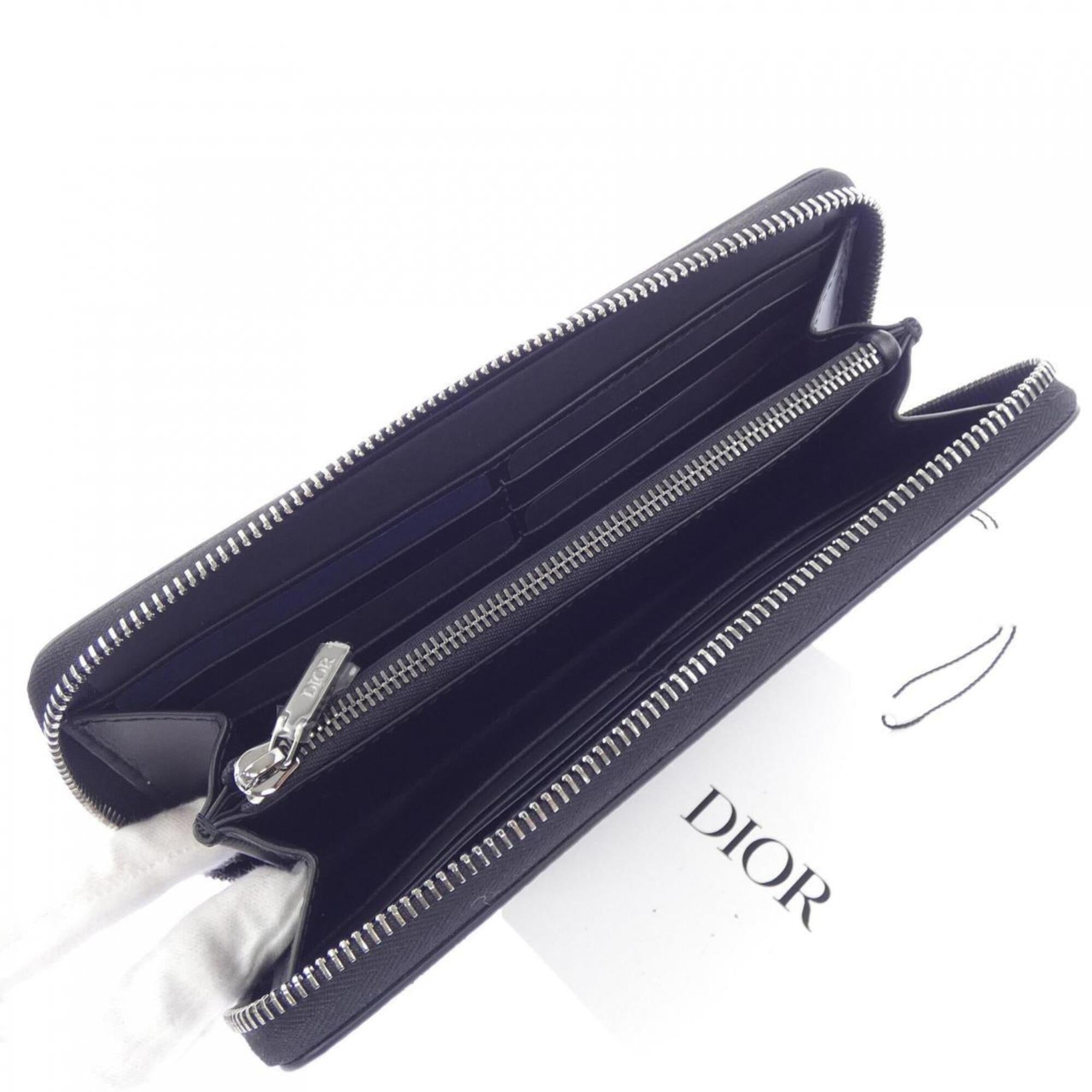 Christian Dior Black Long Wallet (Bi-Fold) (Pre-Owned)