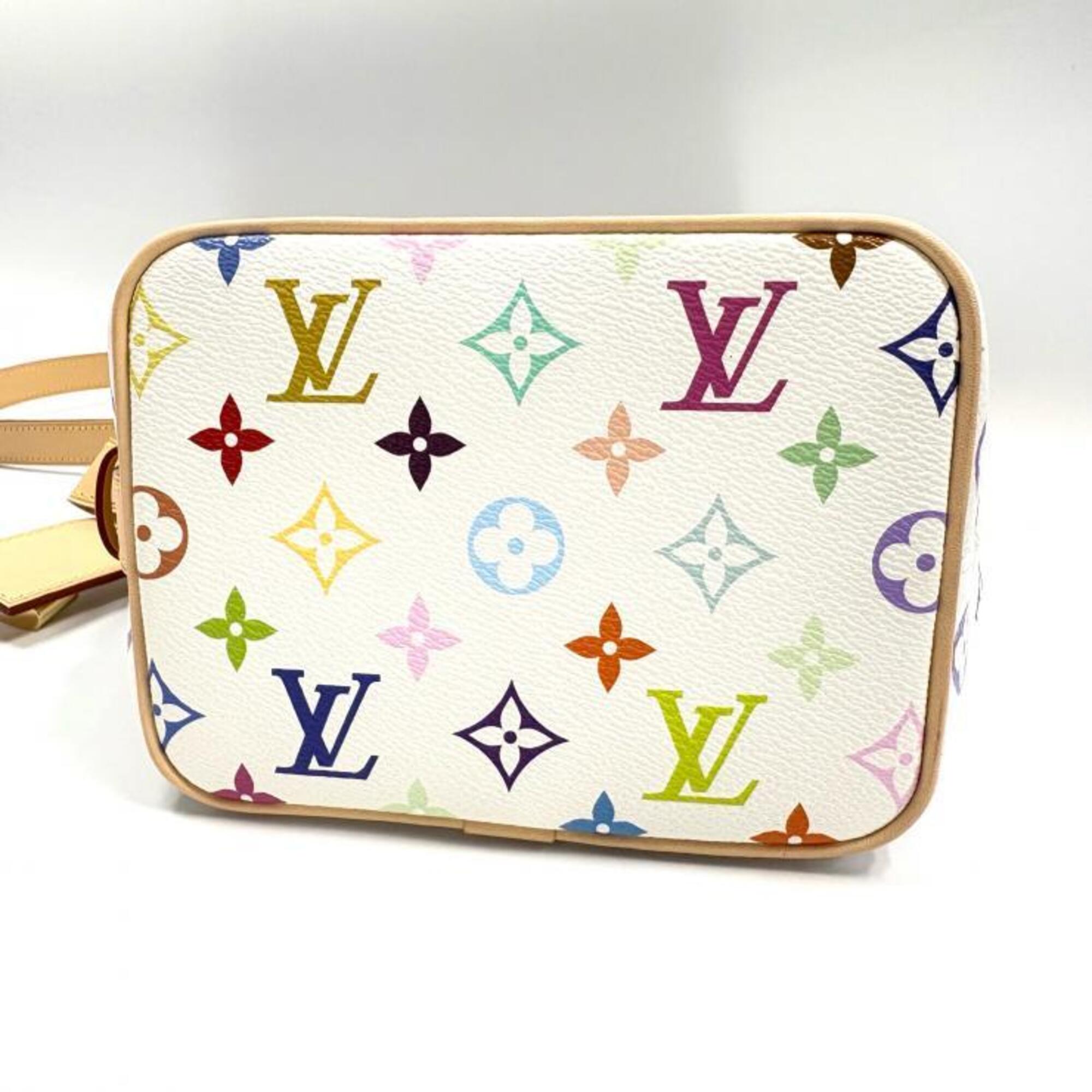 Louis Vuitton Monogram Multi-Color White Monogram Pouch Shoulder Bag (Pre-Owned)