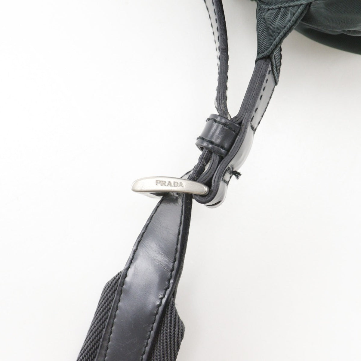 Prada Green Nylon Backpack (Pre-Owned)