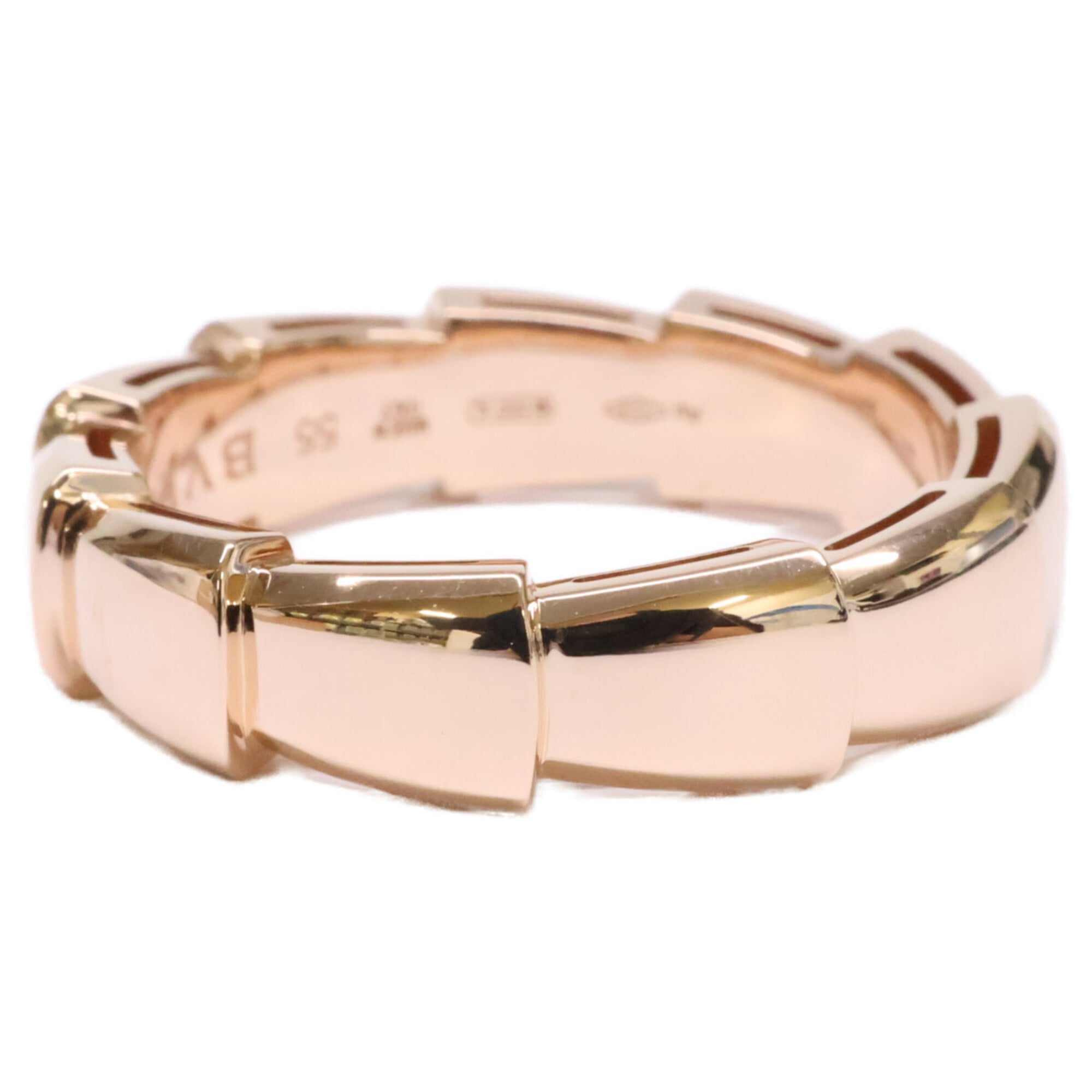 Bvlgari Rose Gold Rose Gold (18K) Band Ring (Pre-Owned)