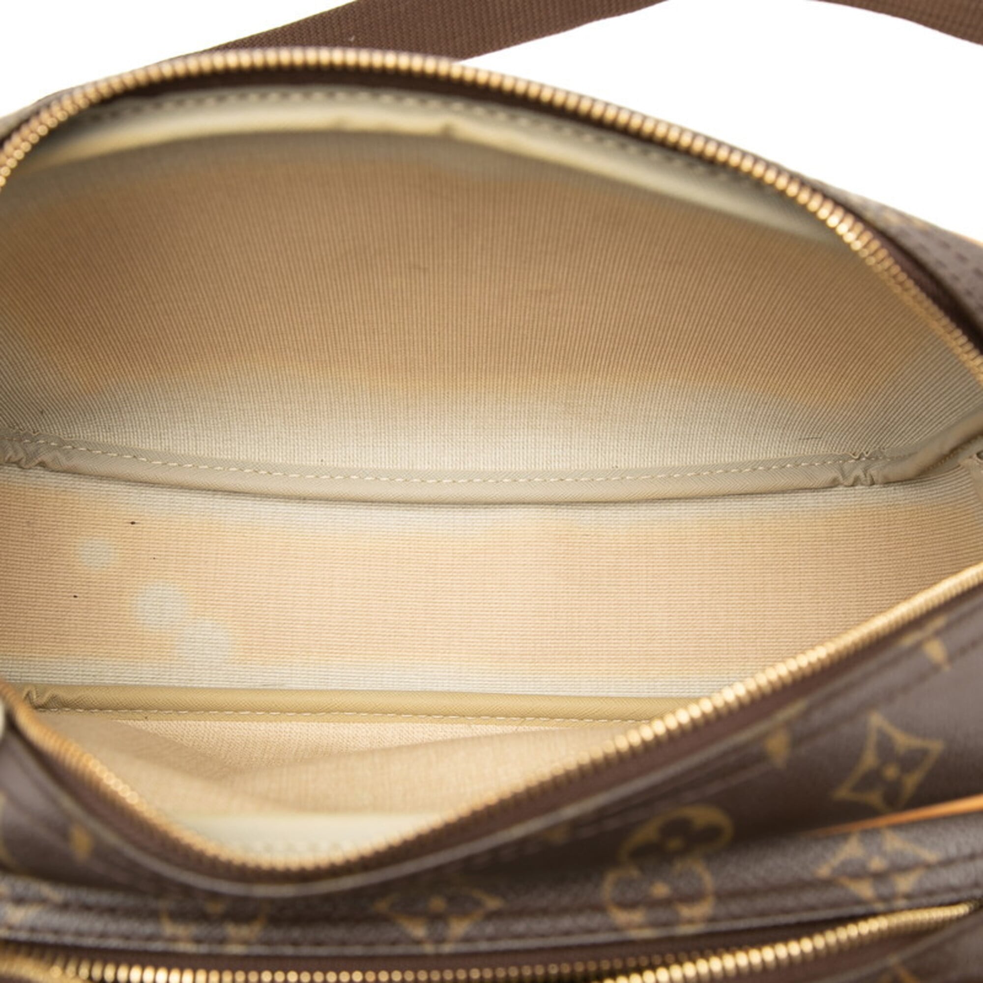 Louis Vuitton Brown Pvc Leather Shoulder Bag (Pre-Owned)