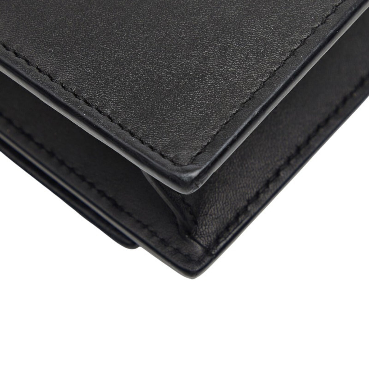 Saint Laurent Black Leather Shoulder Bag (Pre-Owned)