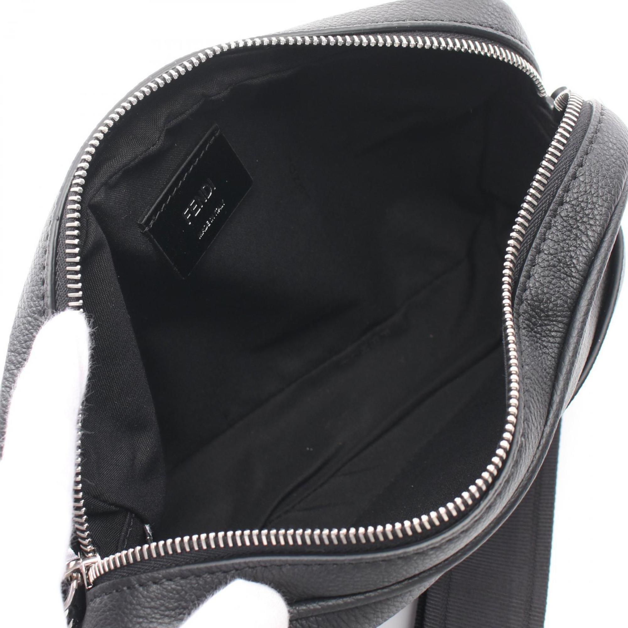 Fendi Black Leather Shoulder Bag