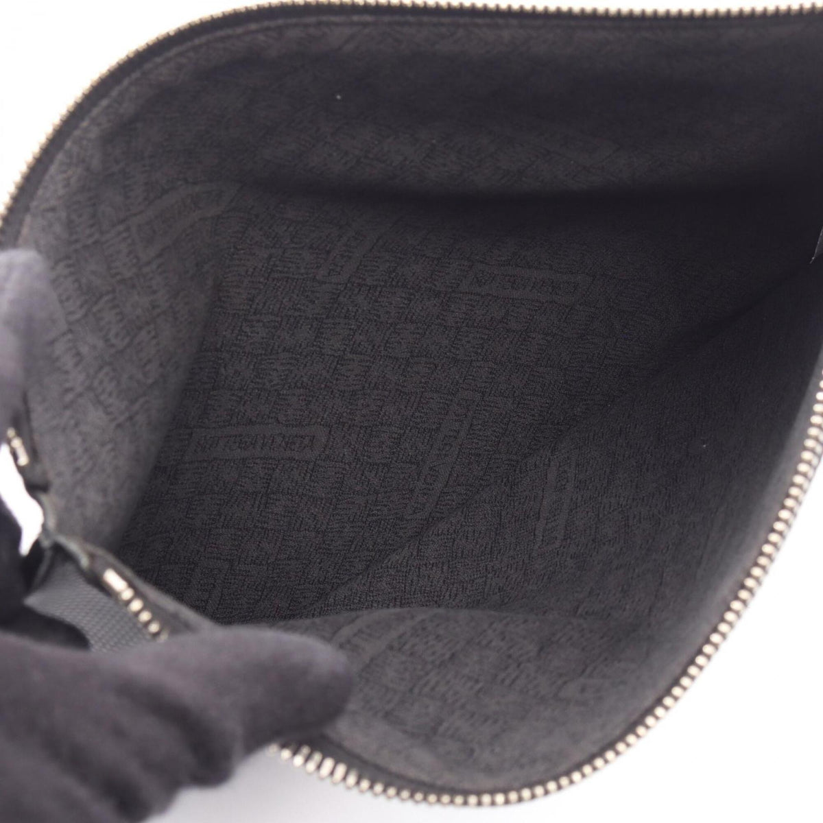 Bottega Veneta Black Leather Clutch Bag Handbag (Pre-Owned)