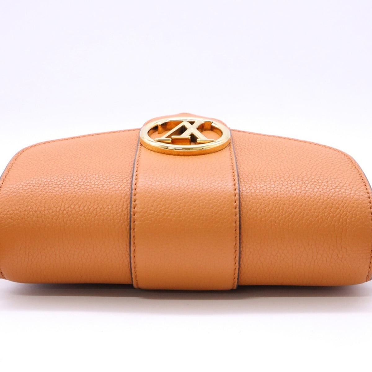 Louis Vuitton Brown Caramel Cream Leather Shoulder Bag (Pre-Owned)