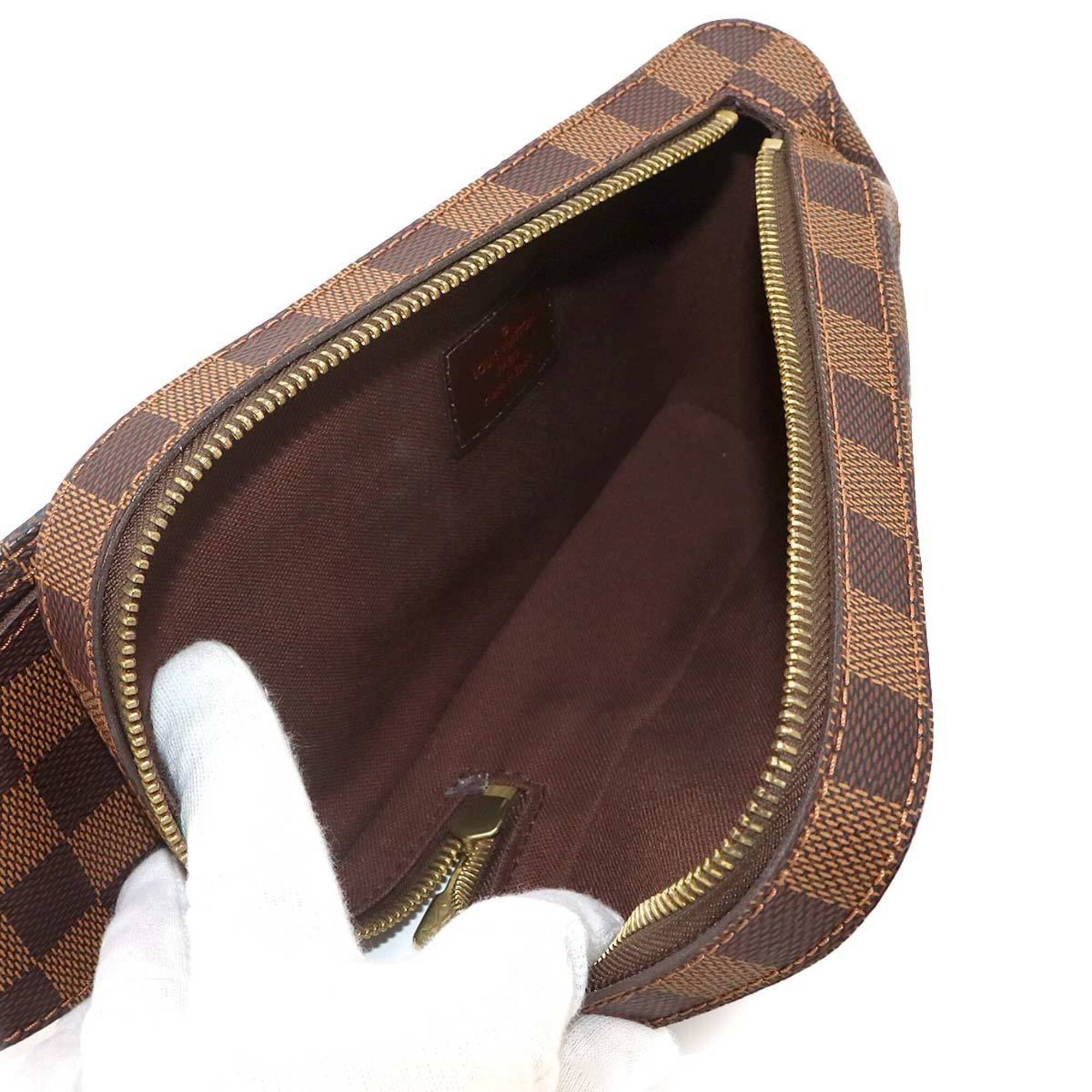 Louis Vuitton Brown Damier Canvas Ebene Damier Canvas Sling Bag (Pre-Owned)