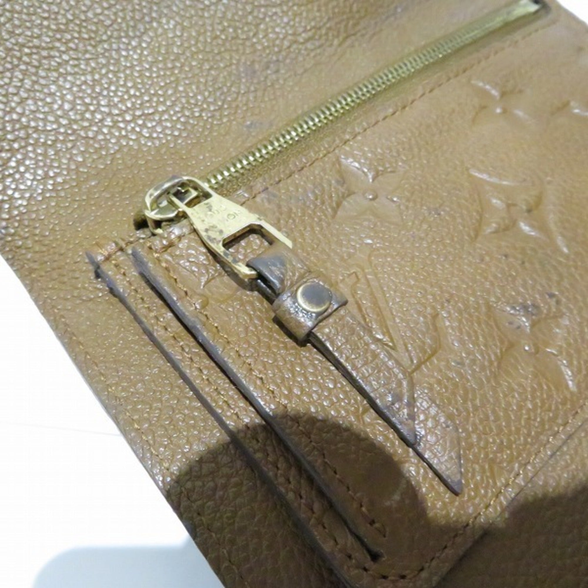Louis Vuitton Camel Leather Wallet (Bi-Fold) (Pre-Owned)