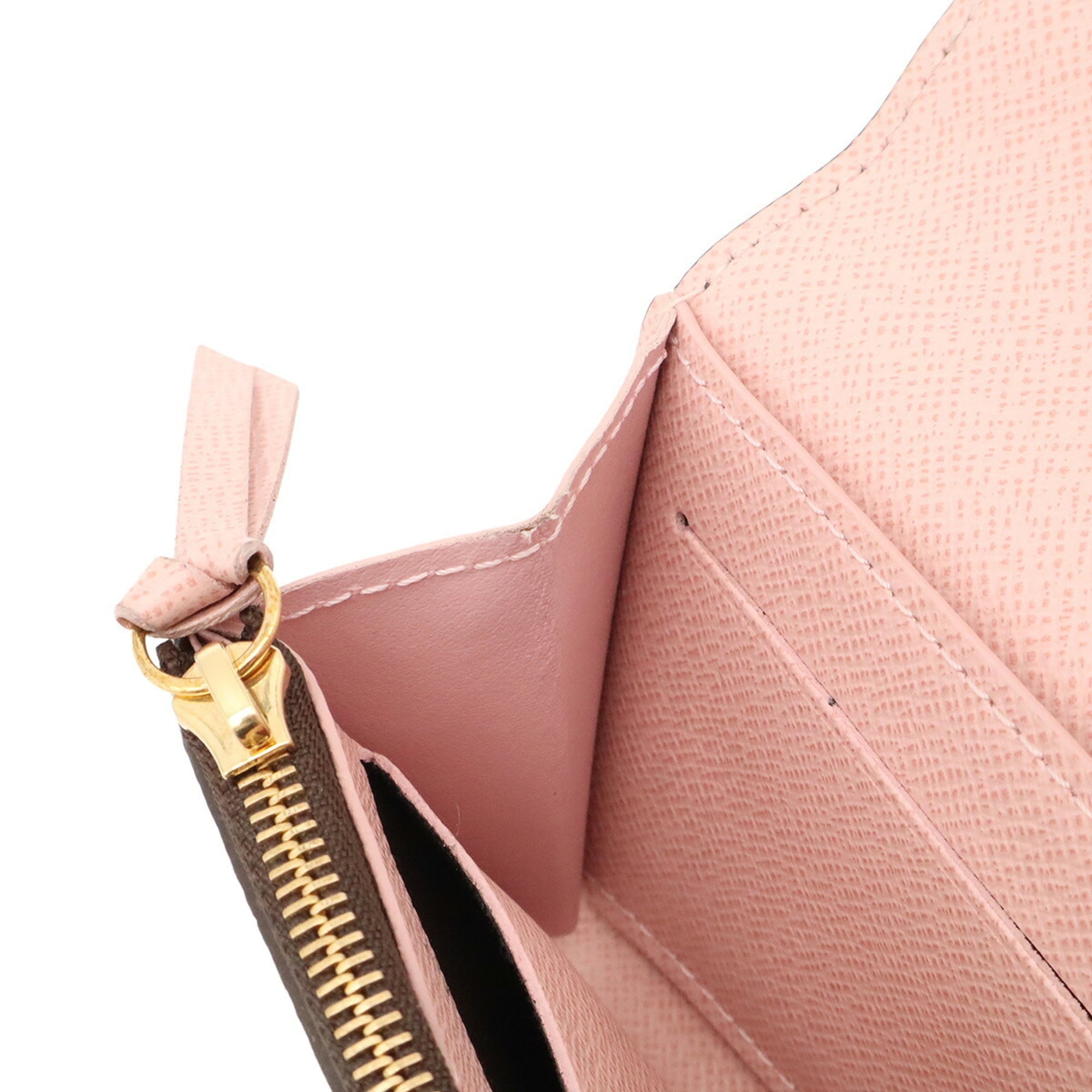 Louis Vuitton Rose Ballerine Monogram Canvas Coin Purse/Coin Case (Pre-Owned)