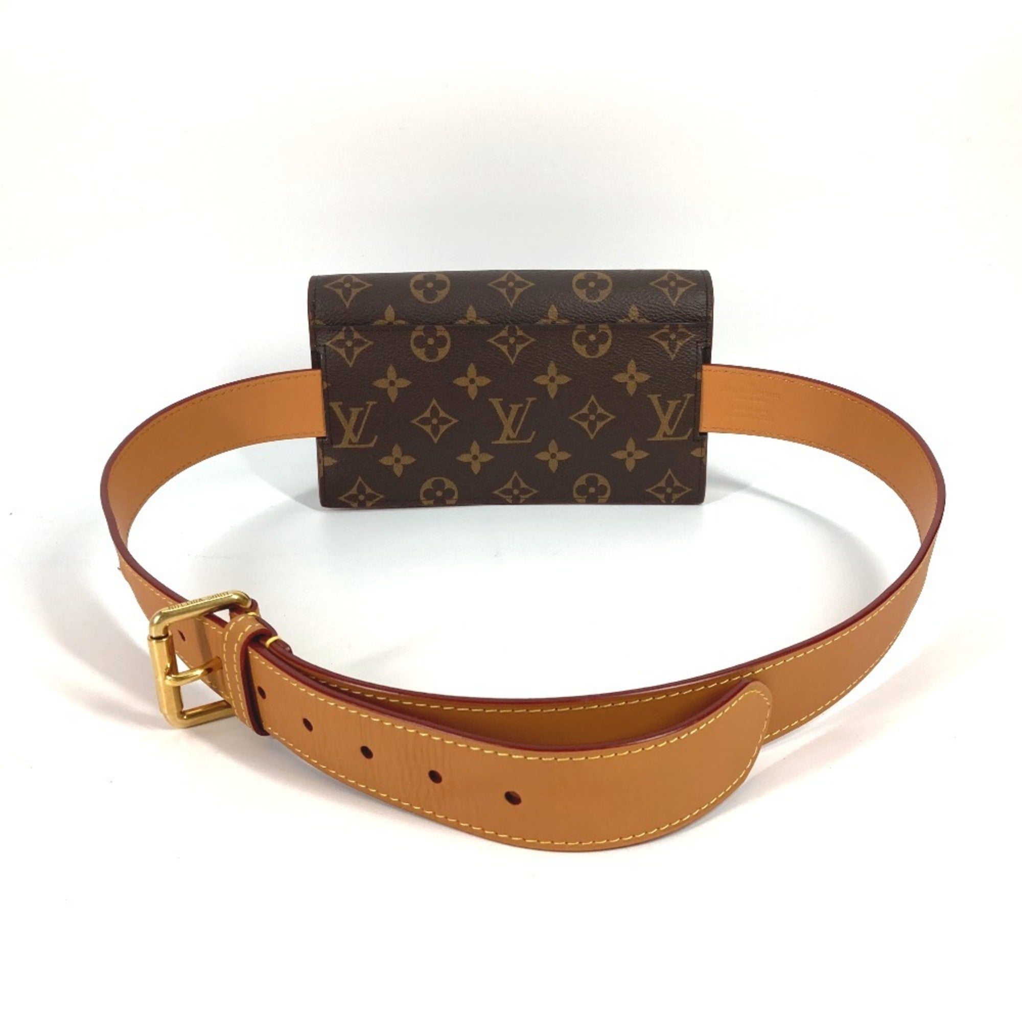Louis Vuitton Brown Monogram Fanny Pack Shoulder Bag (Pre-Owned)