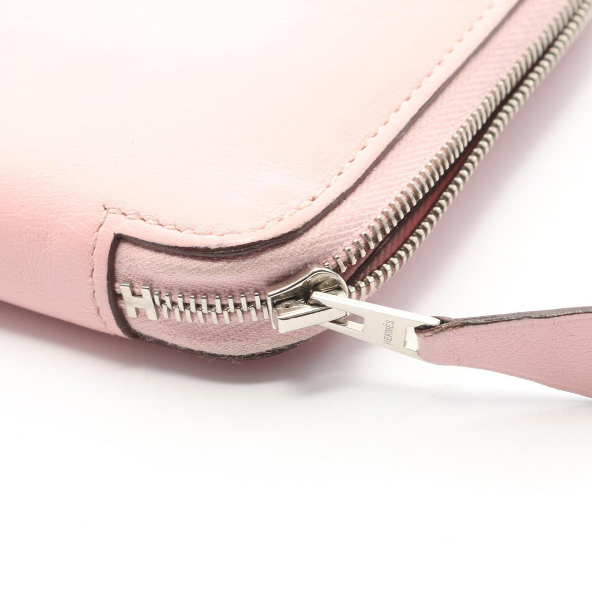 Hermes Pink Rose Sakura Leather Long Wallet (Bi-Fold) (Pre-Owned)