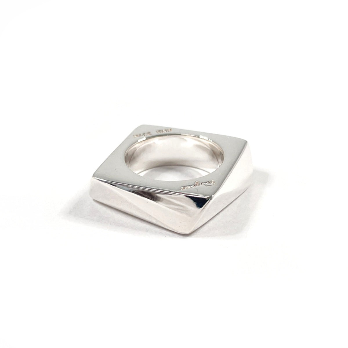 Salvatore Ferragamo Silver Silver 925 Band Ring (Pre-Owned)