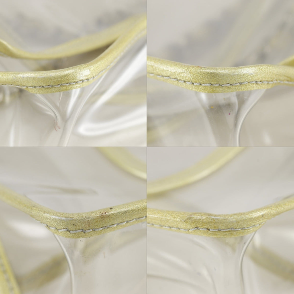 Chanel Clear Gold Vinyl Shoulder Bag (Pre-Owned)