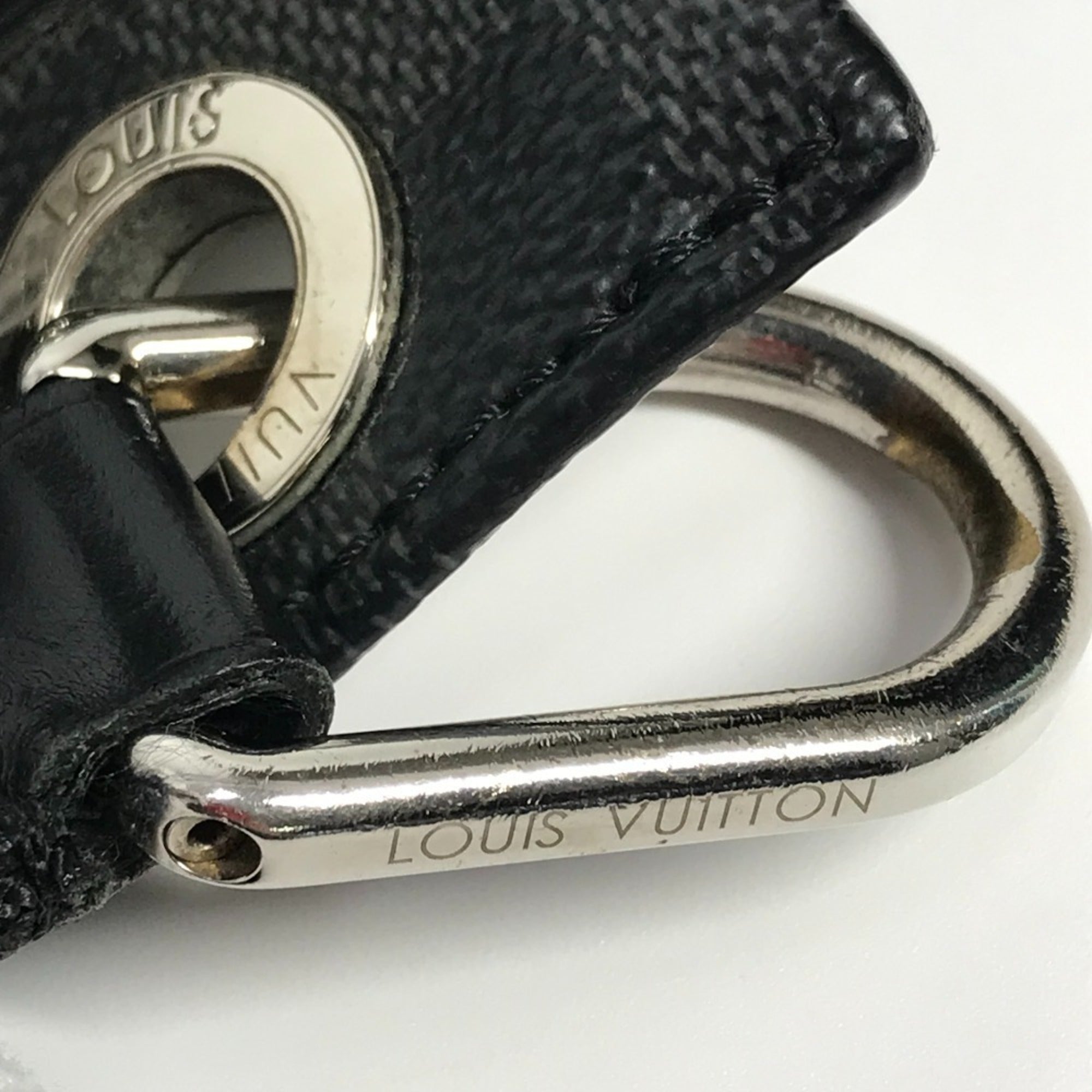 Louis Vuitton Black Damier Graphite Shoulder Bag (Pre-Owned)