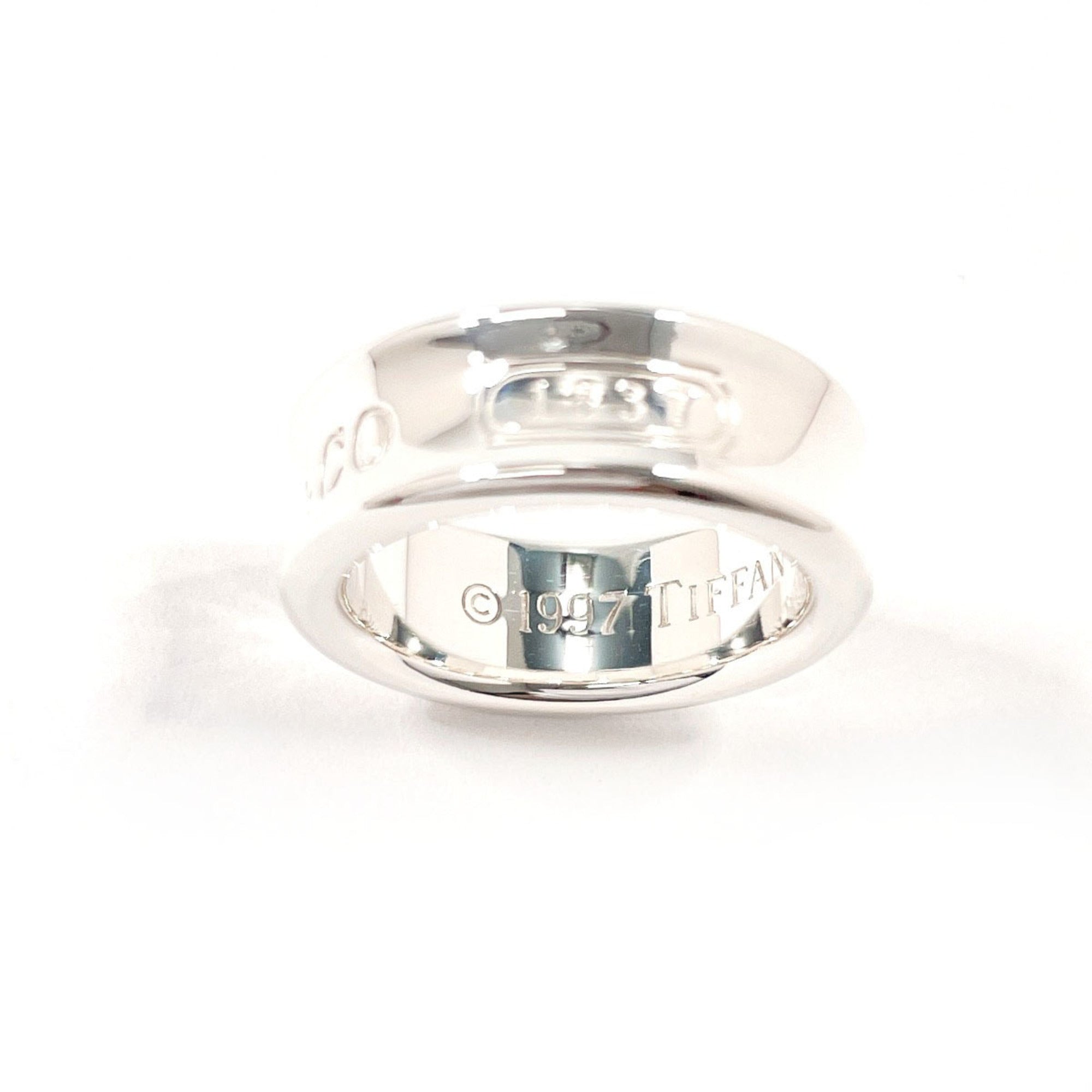 Tiffany Silver Silver 925 Band Ring (Pre-Owned)