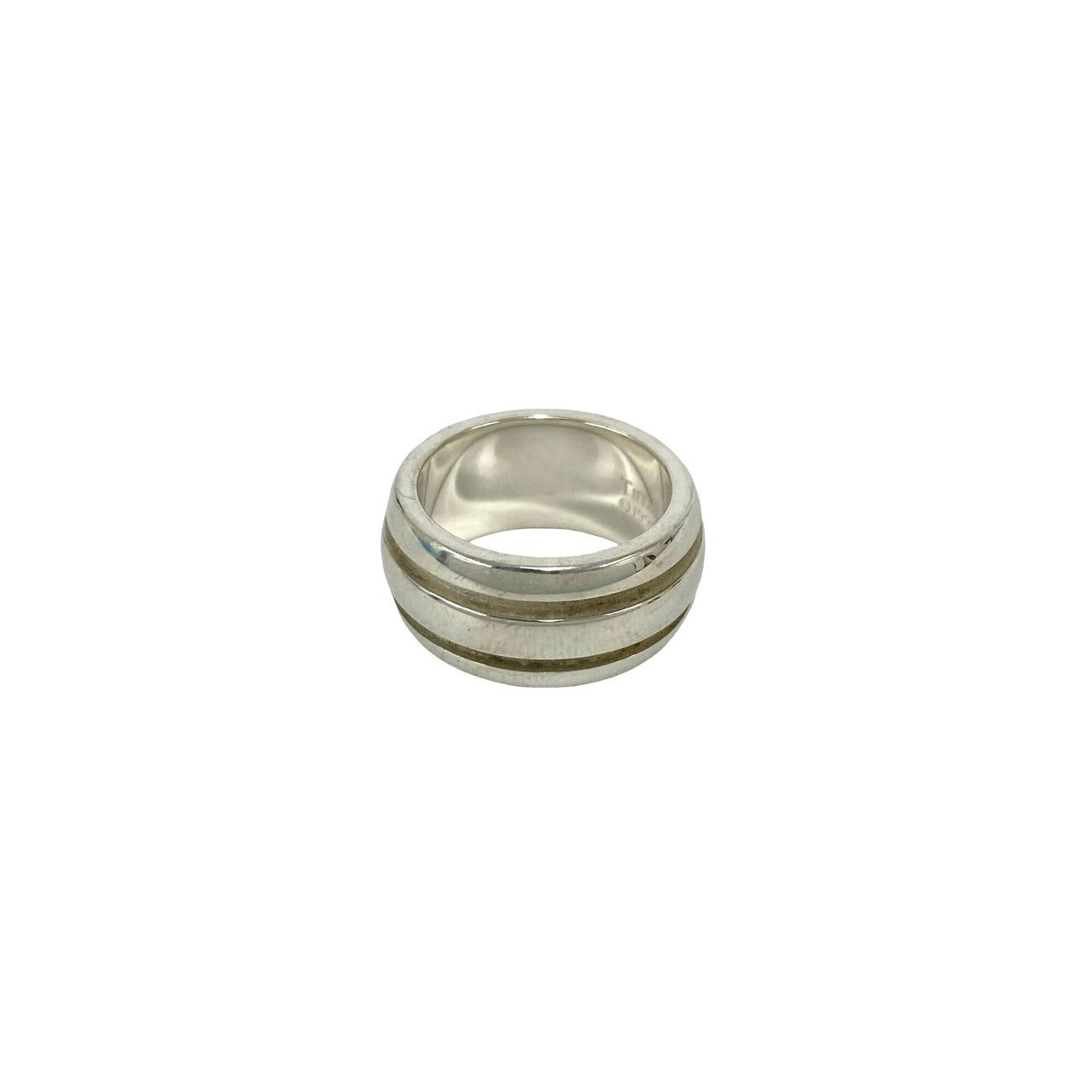 Tiffany Silver Silver 925 Band Ring (Pre-Owned)