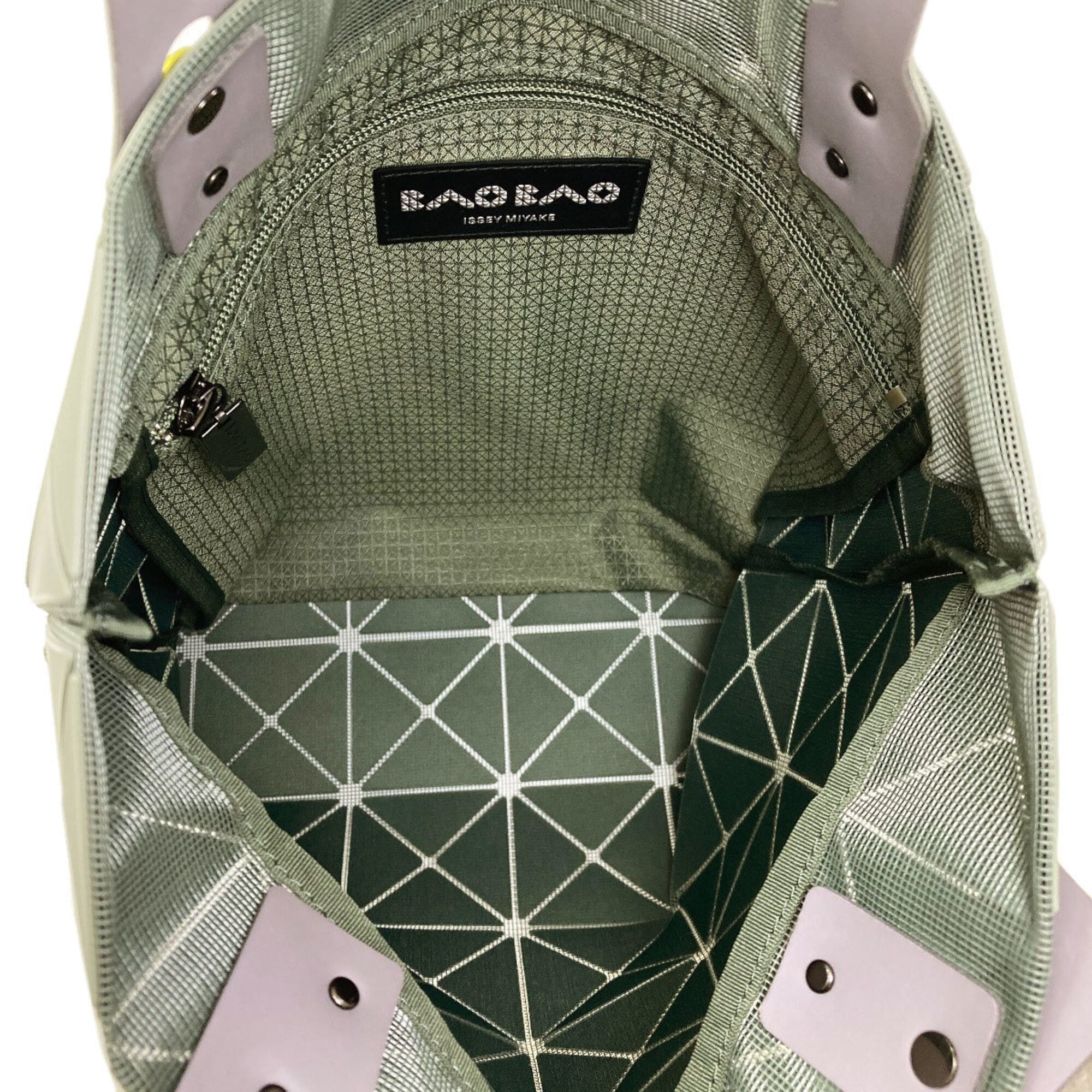 Issey Miyake Green Pvc Tote Bag (Pre-Owned)
