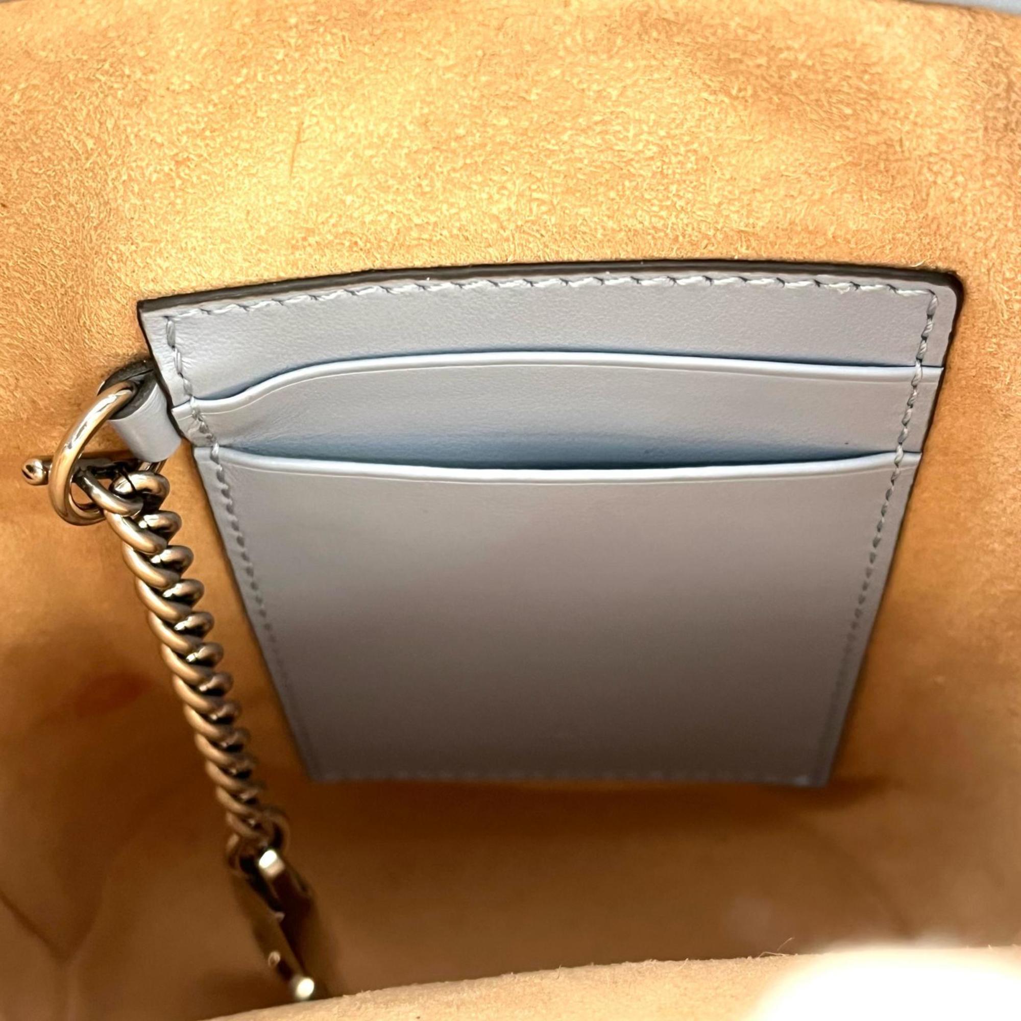 Gucci Blue Leather Shoulder Bag (Pre-Owned)
