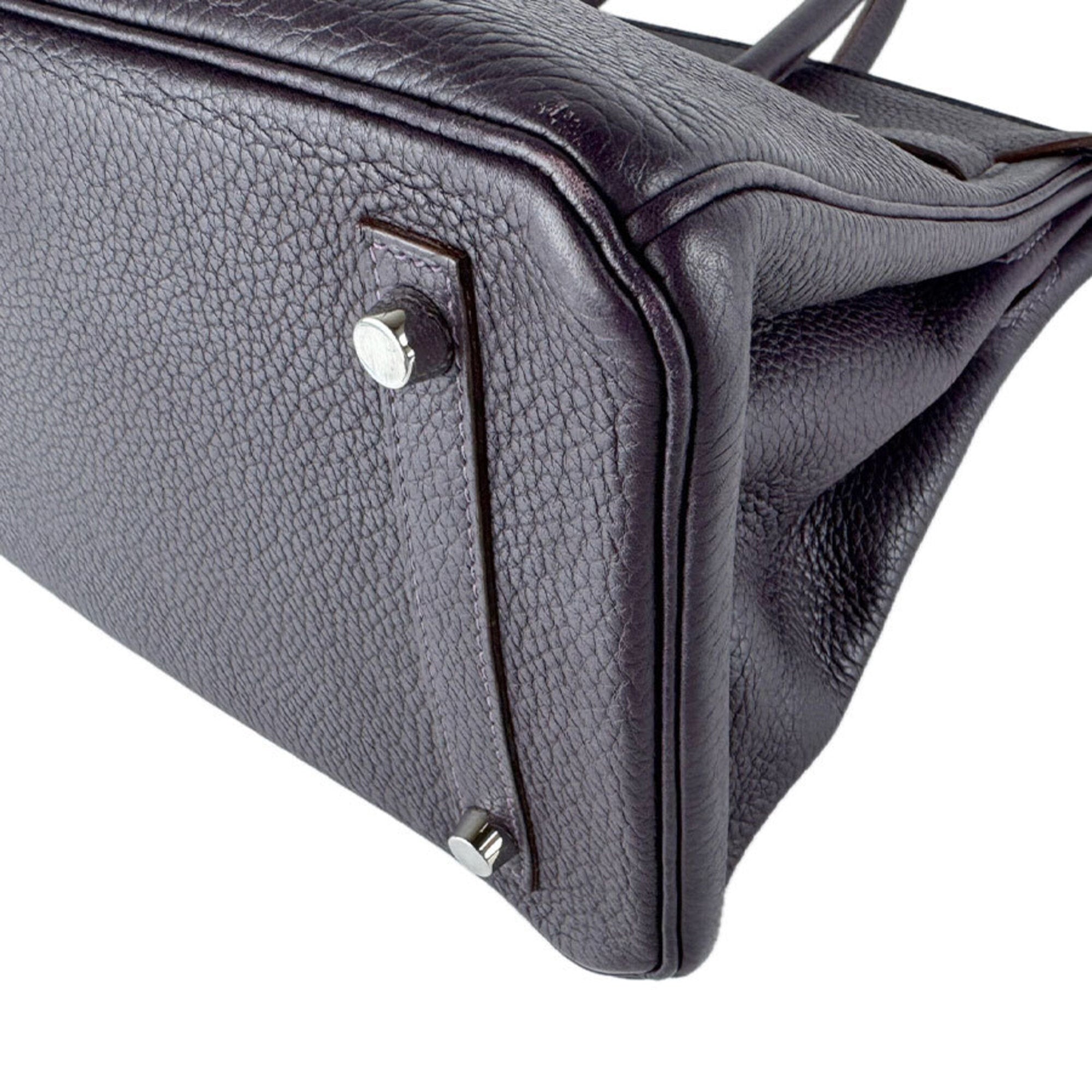Hermes Cassis Taurillon Clemence Leather Handbag (Pre-Owned)