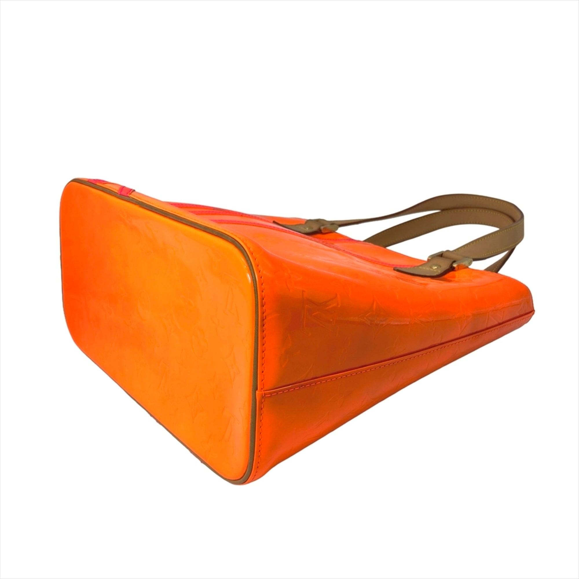 Louis Vuitton Monogram Vernis Orange Monogram Vernis Tote Bag (Pre-Owned)