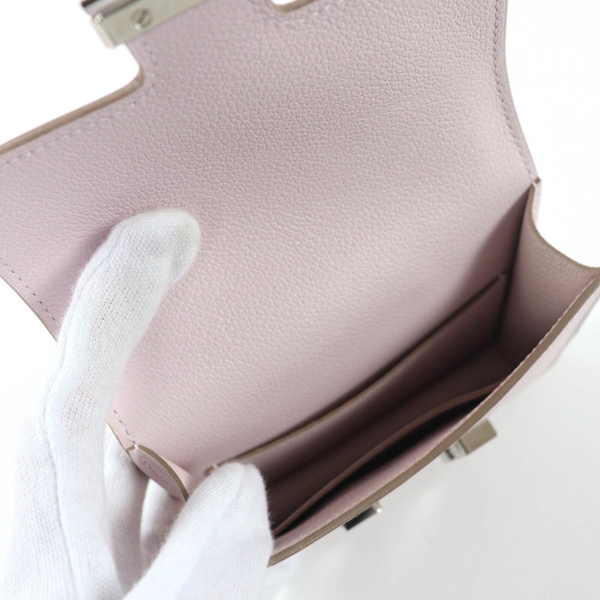 Hermes Constance Silver Fanny Pack (Pre-Owned)