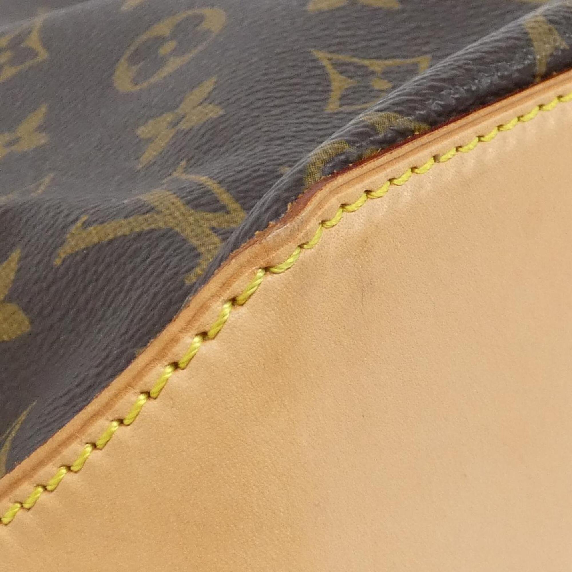 Louis Vuitton Monogram Marron Coated Canvas Handbag (Pre-Owned)