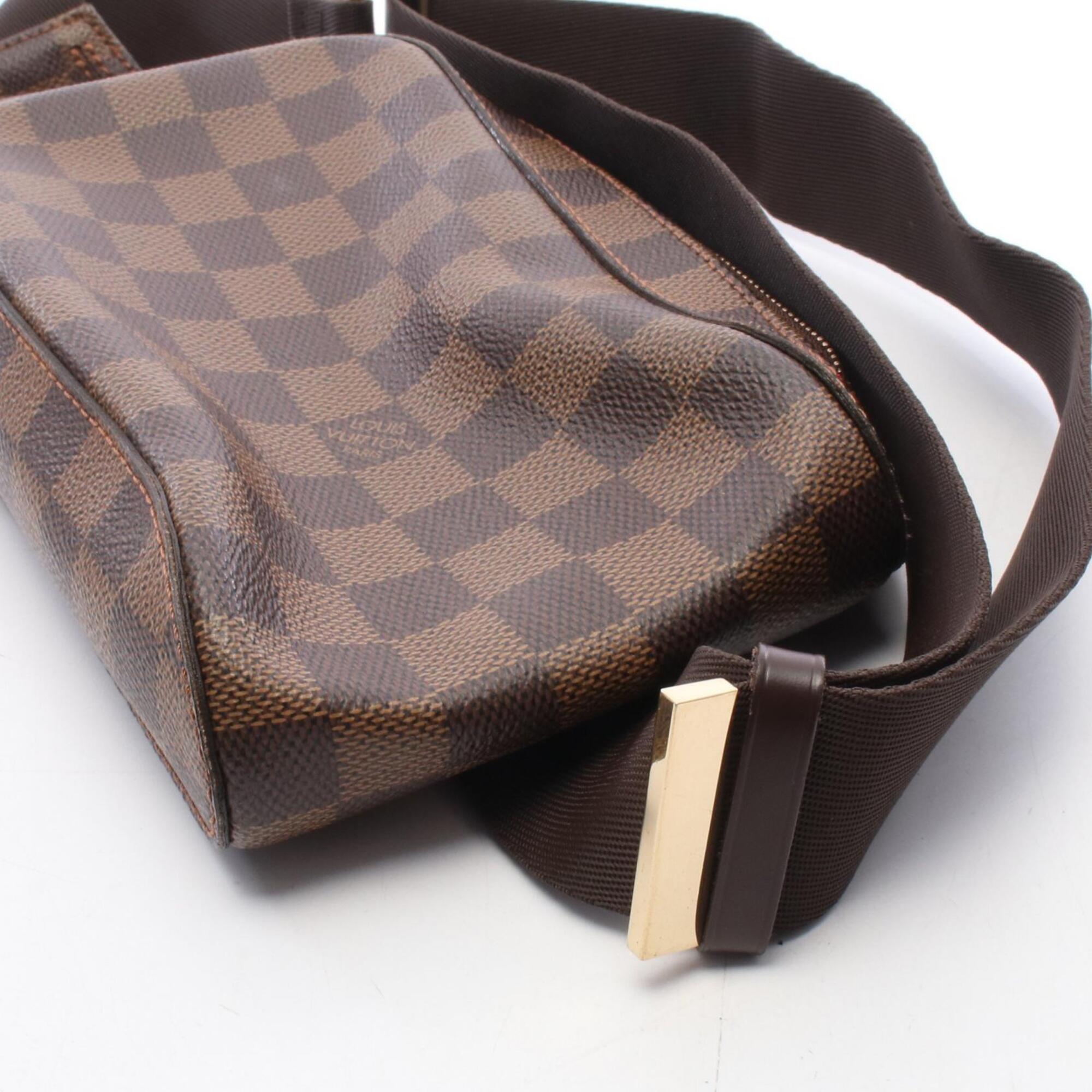 Louis Vuitton Brown Coated Canvas Fanny Pack Handbag (Pre-Owned)