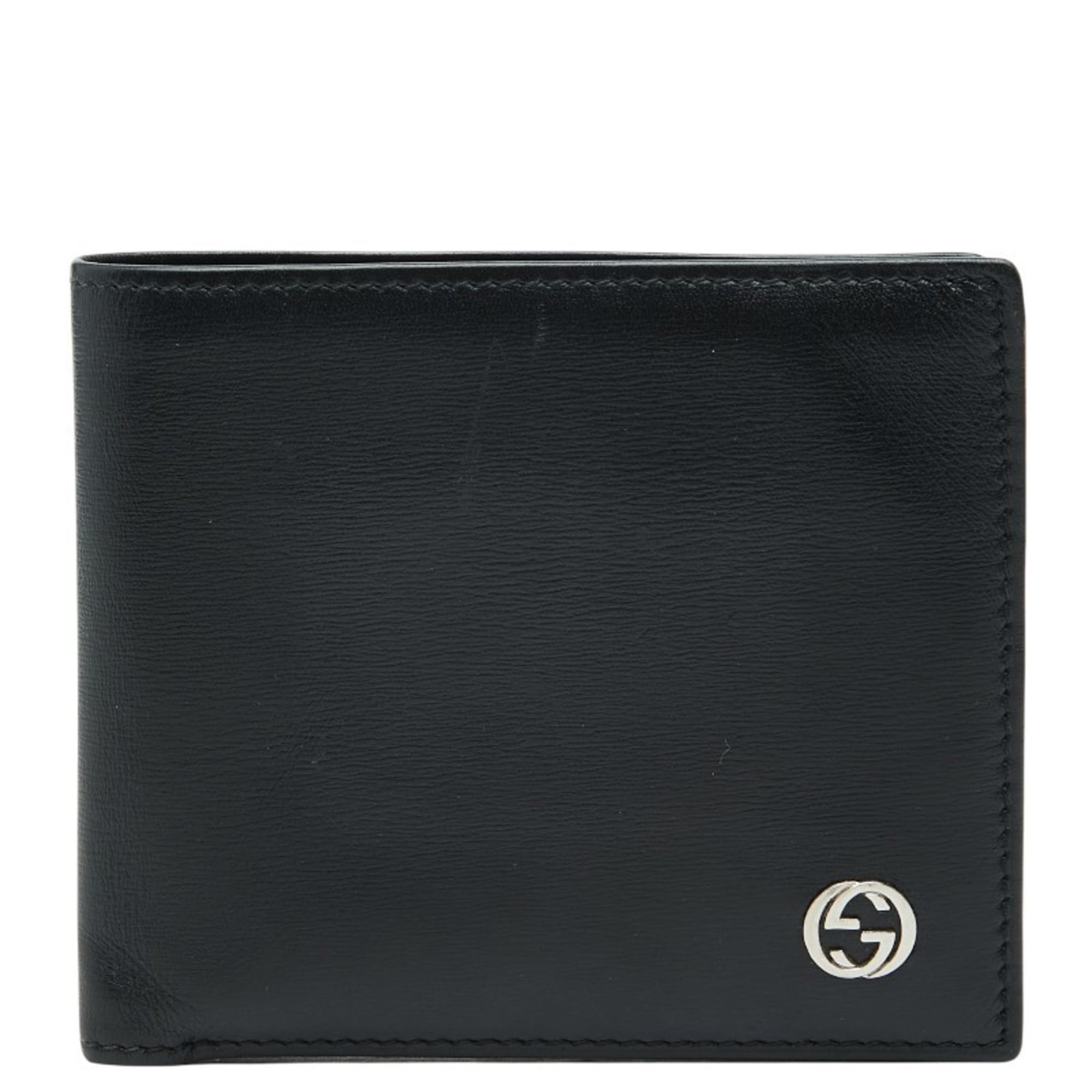Gucci Black Leather Wallet (Bi-Fold) (Pre-Owned)