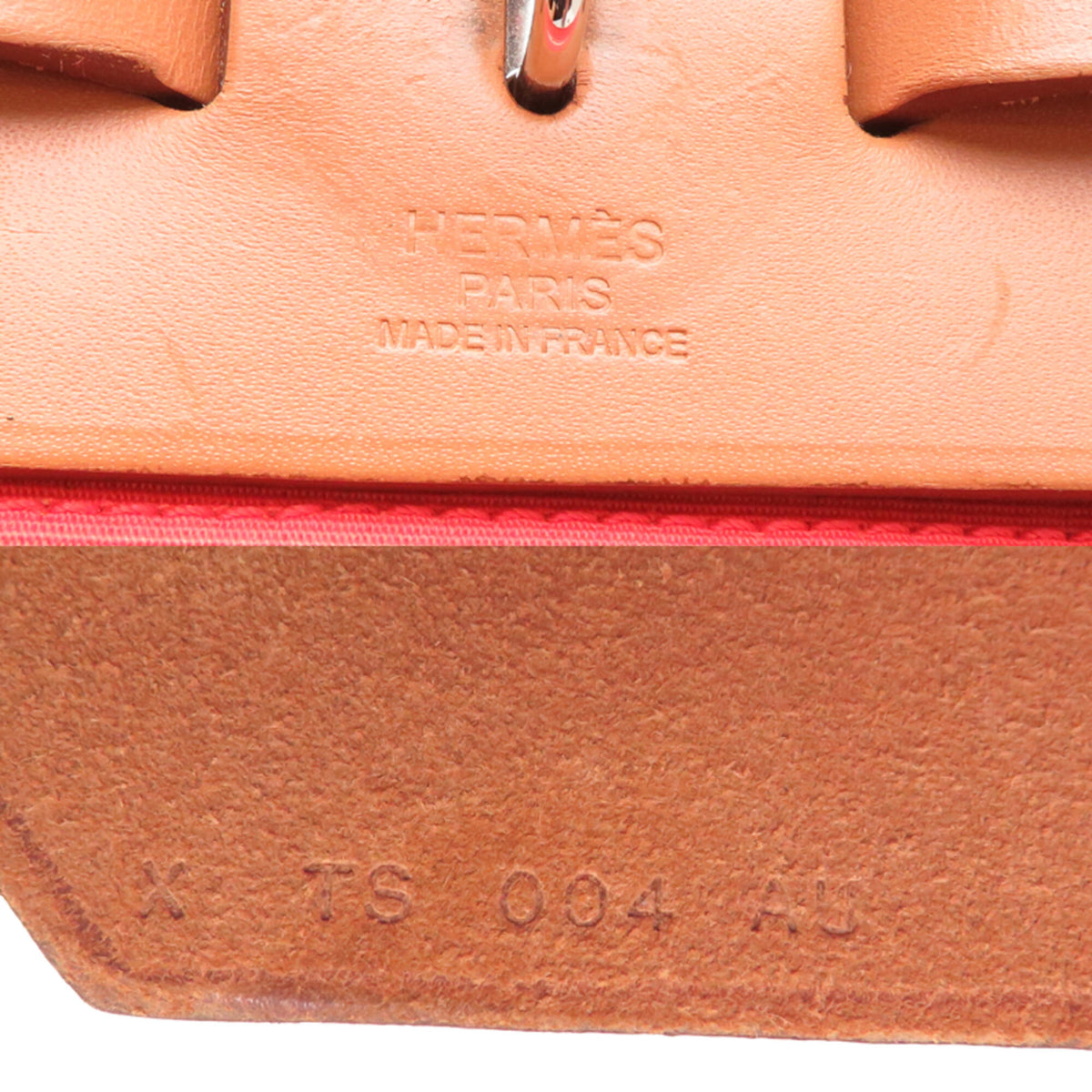 Hermes Orange Leather Handbag (Pre-Owned)