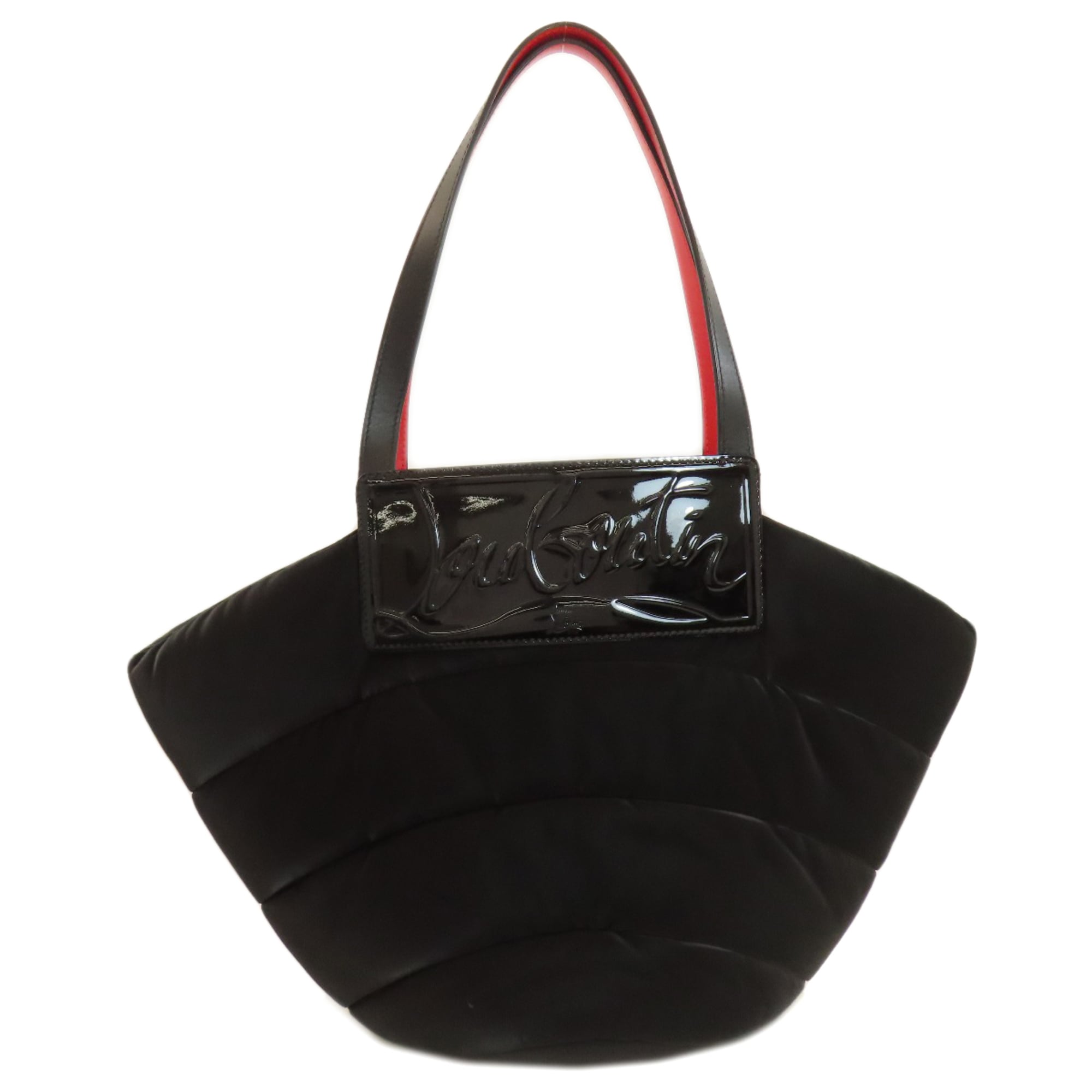 Christian Louboutin Black Nylon Tote Bag (Pre-Owned)