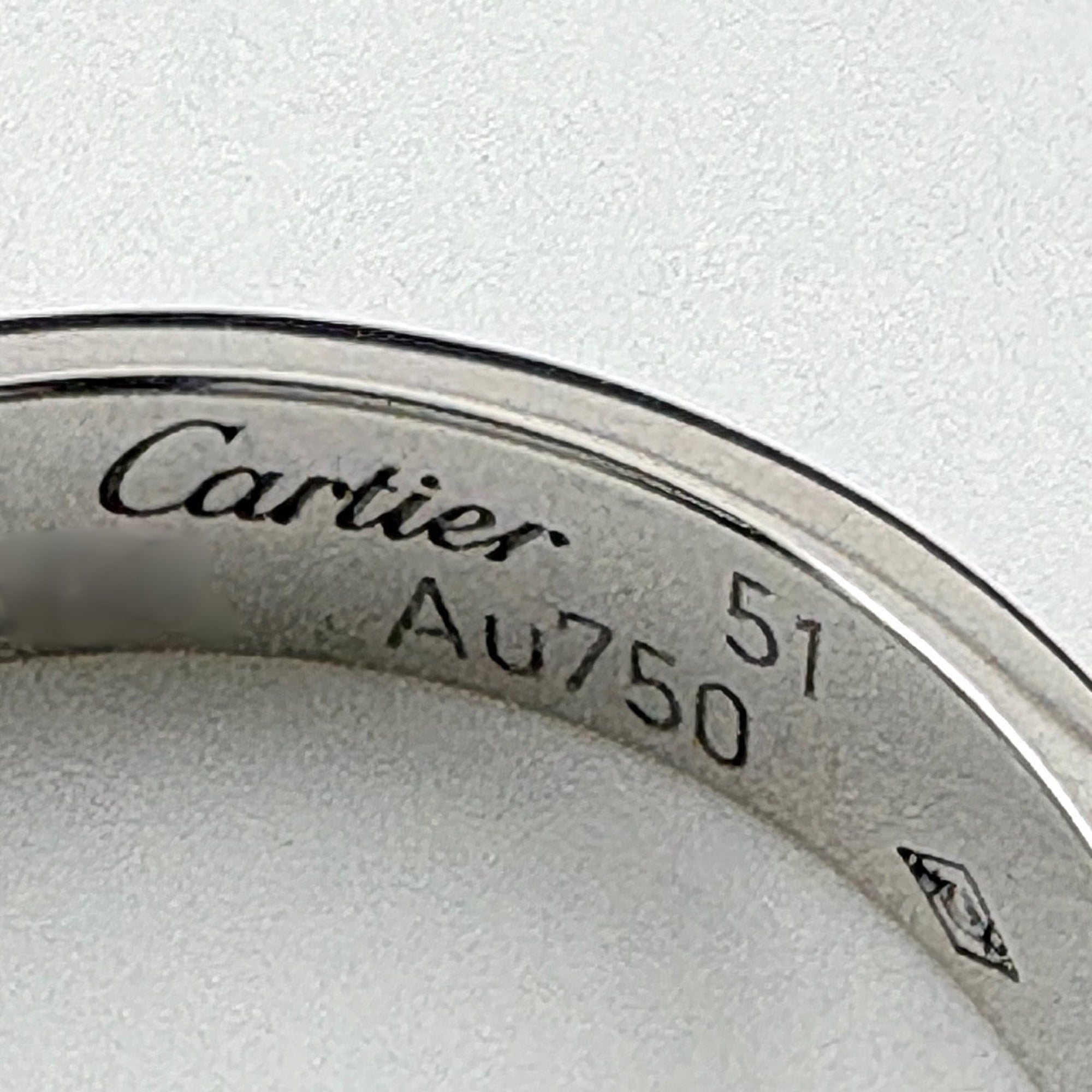 Cartier Silver Band Ring (Pre-Owned)