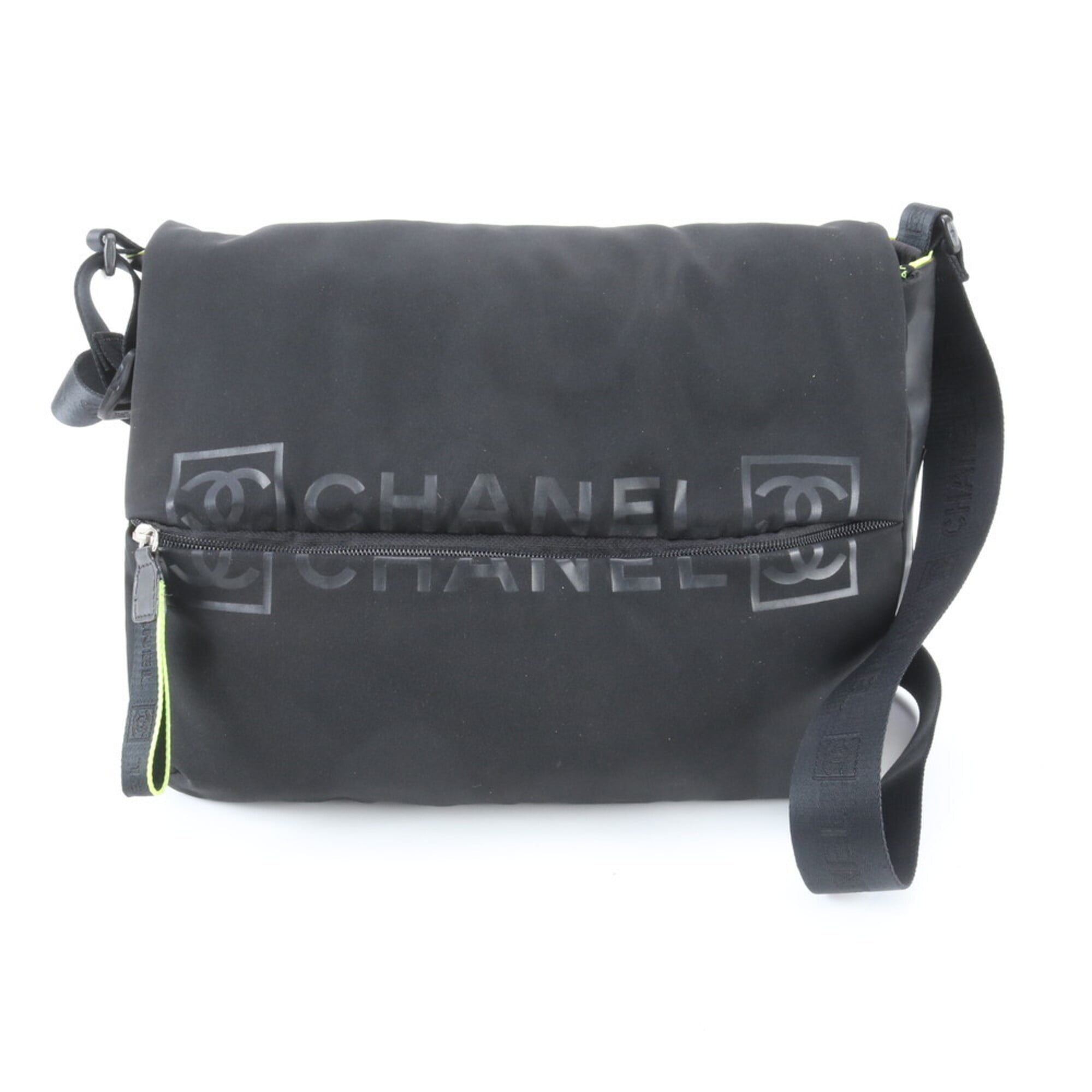 Chanel Sport Black Yellow Shoulder Bag (Pre-Owned)