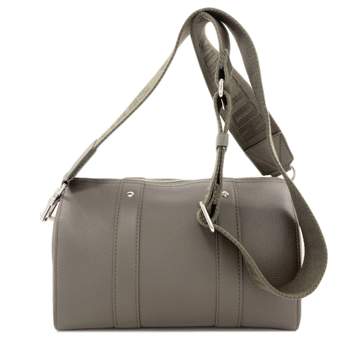 Louis Vuitton Khaki Leather Shoulder Bag (Pre-Owned)