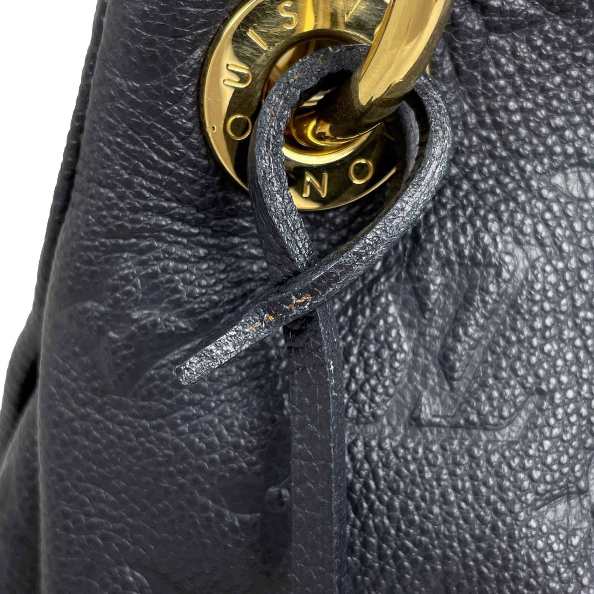 Louis Vuitton Infini Navy Monogram Empreinte Shoulder Bag (Pre-Owned)