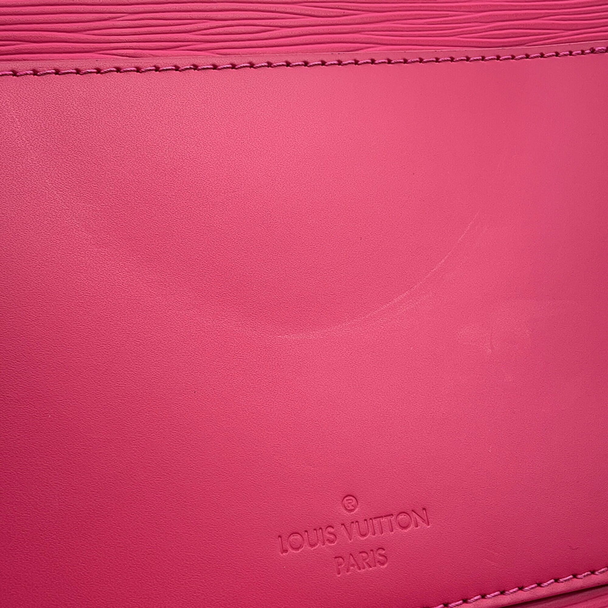 Louis Vuitton Epi Black Hot Pink Epi Leather Handbag Shoulder Bag (Pre-Owned)