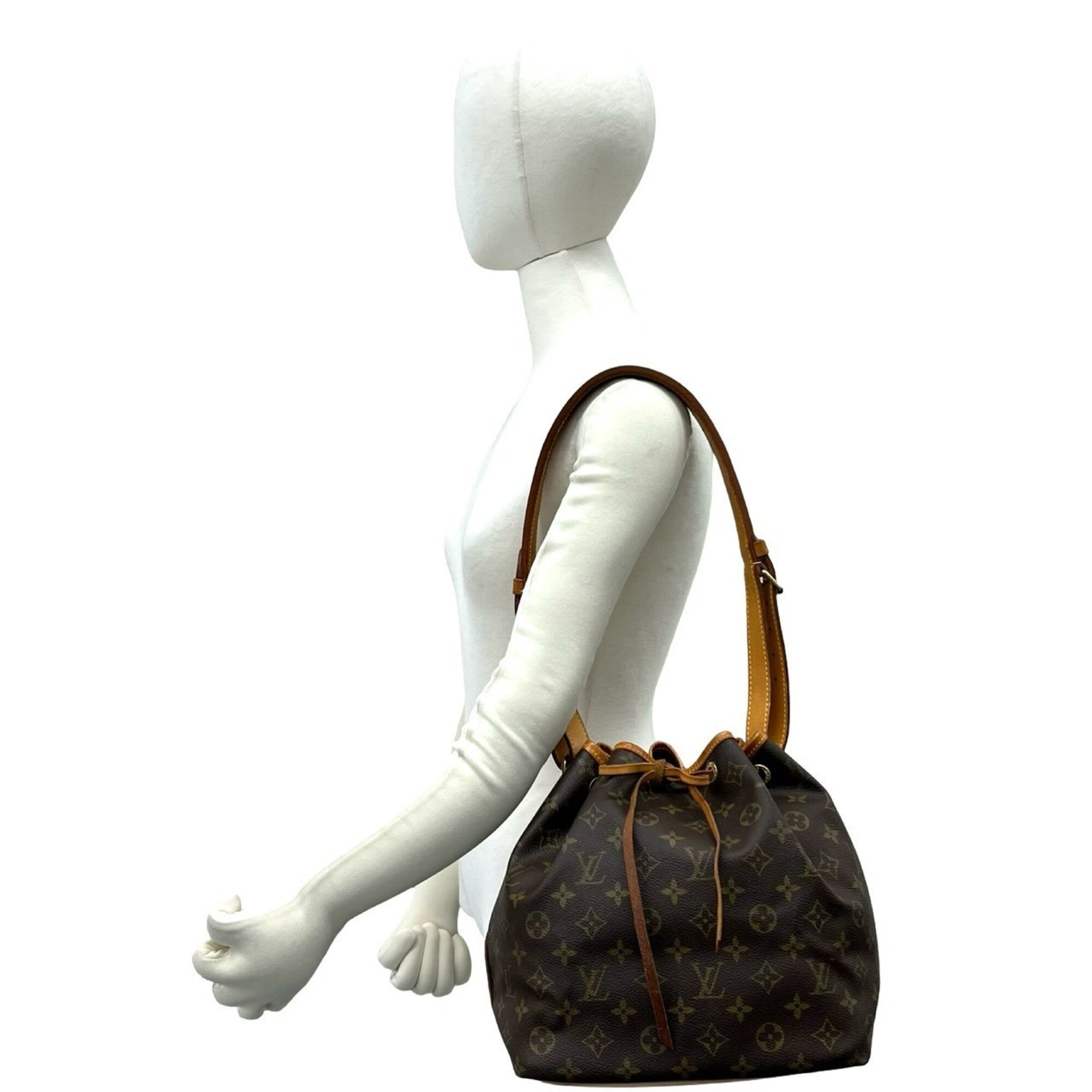 Louis Vuitton Brown Leather Shoulder Bag (Pre-Owned)