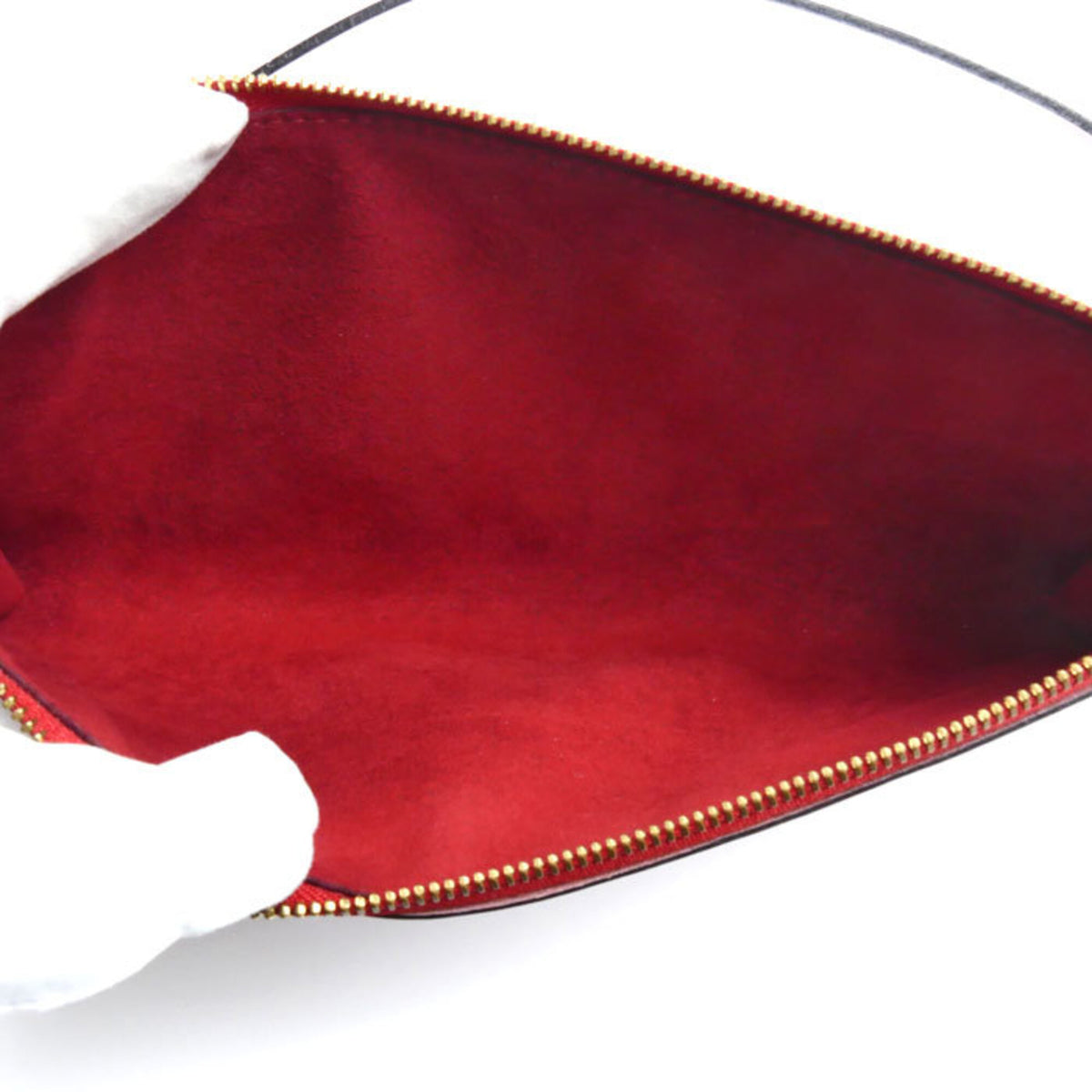 Louis Vuitton Red Color Epi Leather Pouch (Pre-Owned)