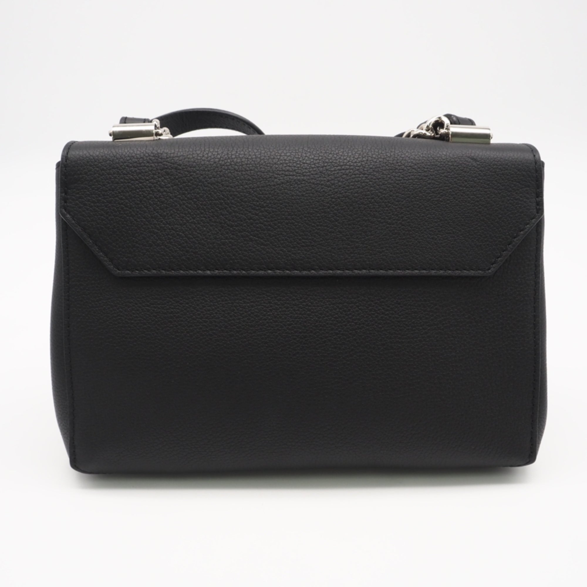 Louis Vuitton Black Leather Shoulder Bag (Pre-Owned)