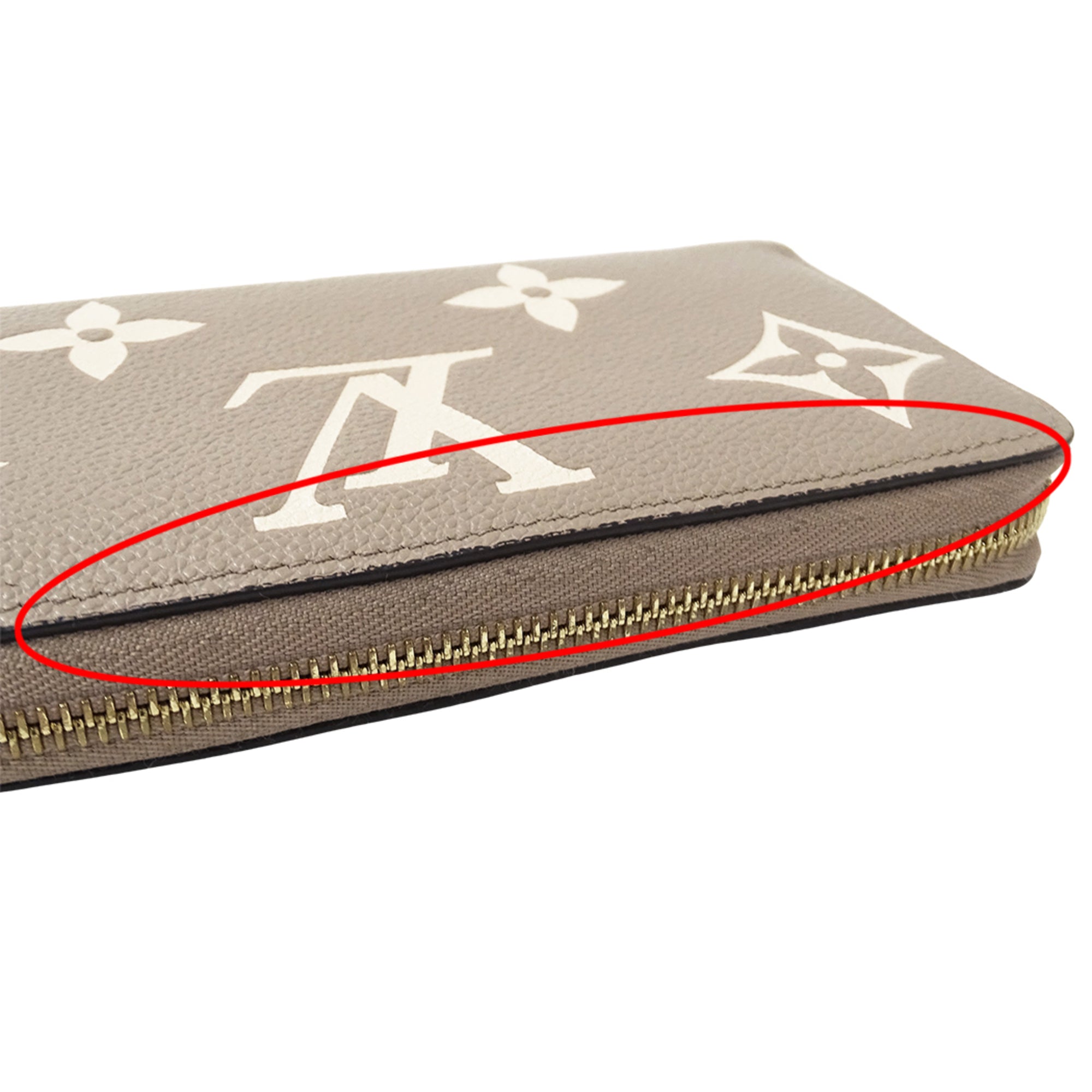 Louis Vuitton Monogram Empreinte Tourterelle Monogram Empreinte Long Wallet (Bi-Fold) (Pre-Owned)
