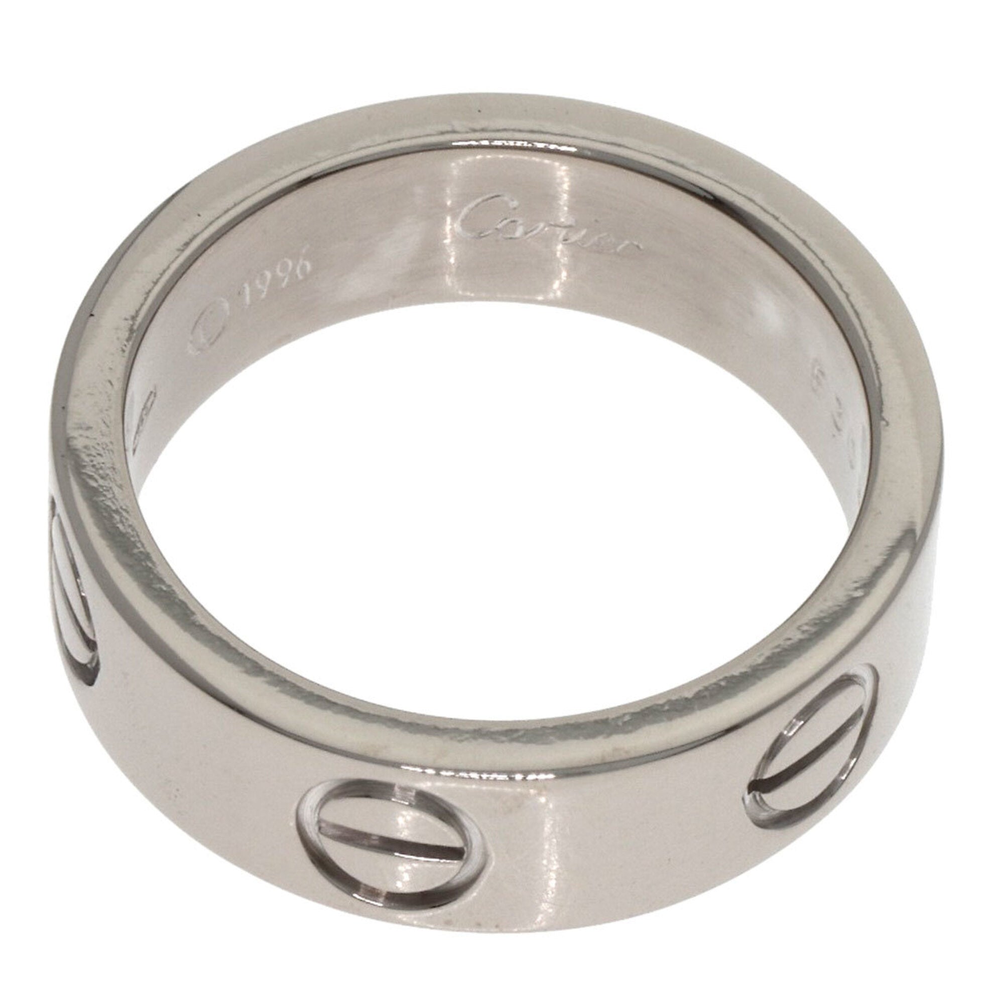 Cartier Love White Gold (18K) Band Ring (Pre-Owned)