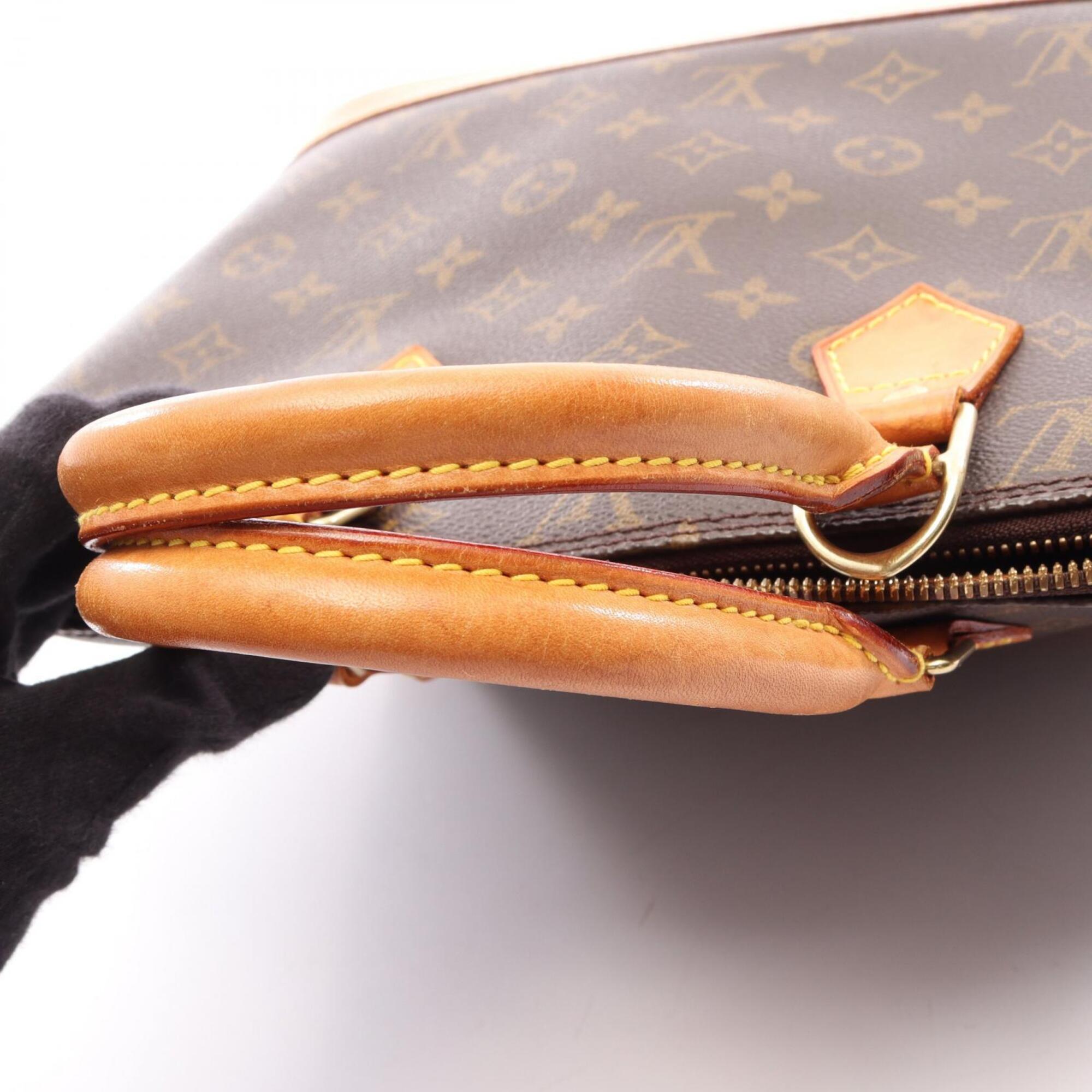 Louis Vuitton Brown Pvc Leather Handbag (Pre-Owned)