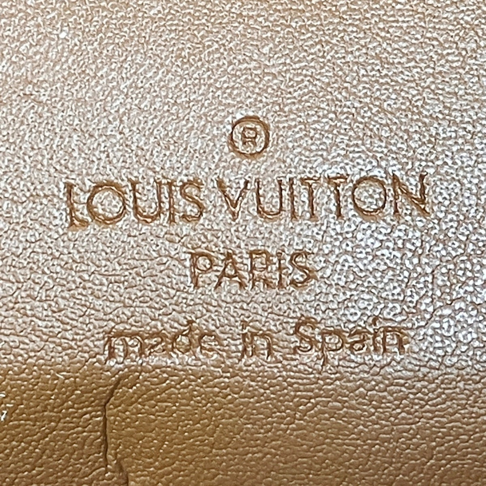 Louis Vuitton Vernis Bronze Patent Leather Tote Bag (Pre-Owned)