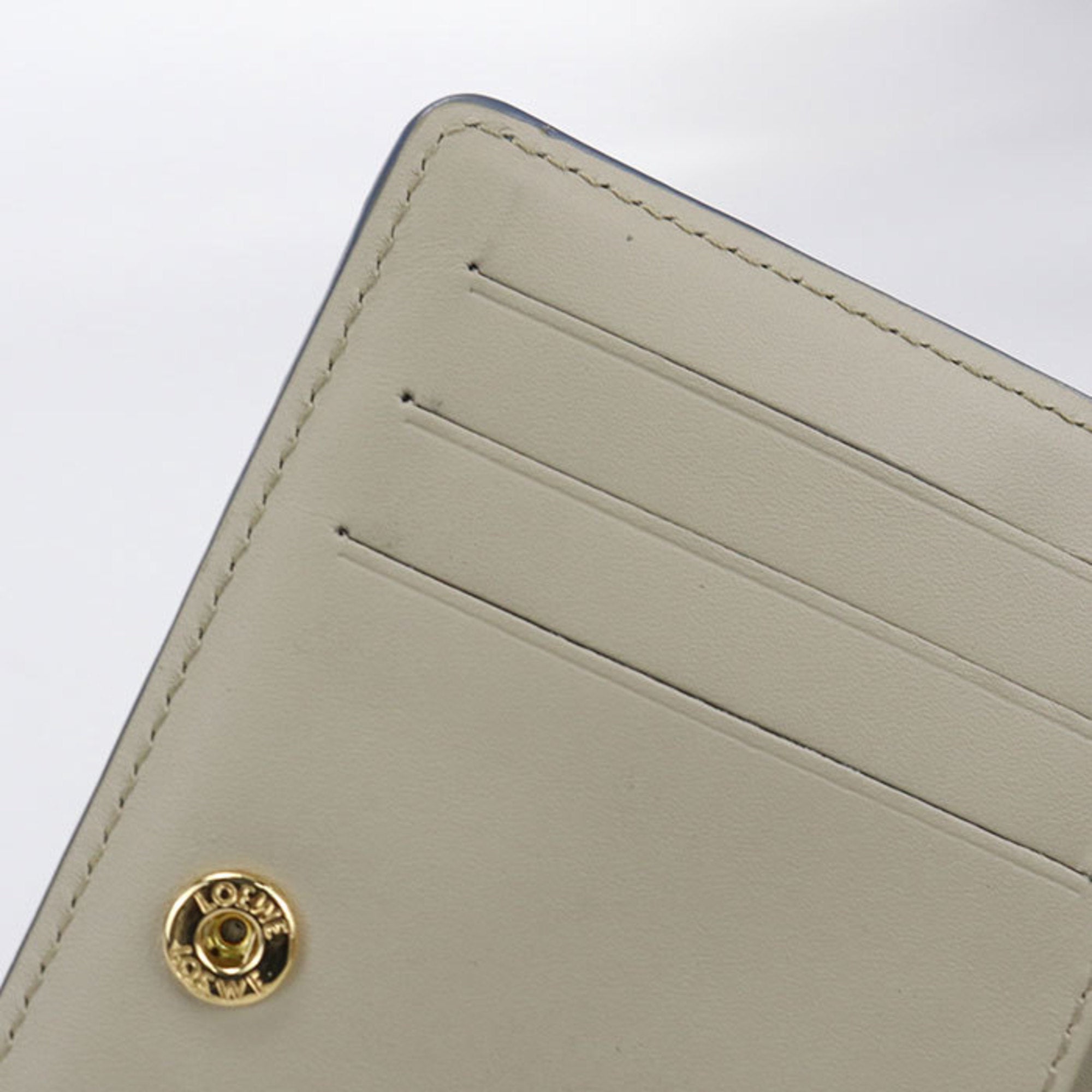 Loewe Blue Leather Wallet (Bi-Fold) (Pre-Owned)