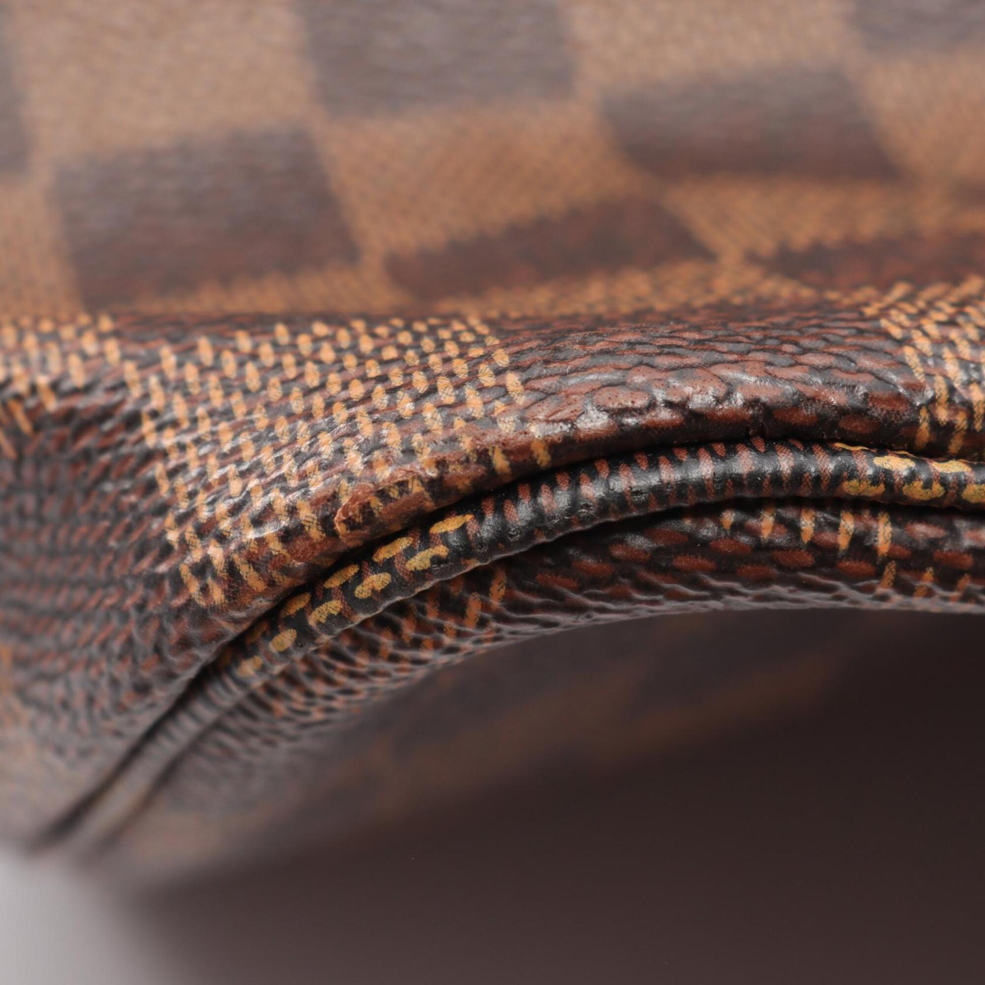 Louis Vuitton Brown Cerise Coated Canvas Leather Handbag Pouch Tote Bag (Pre-Owned)
