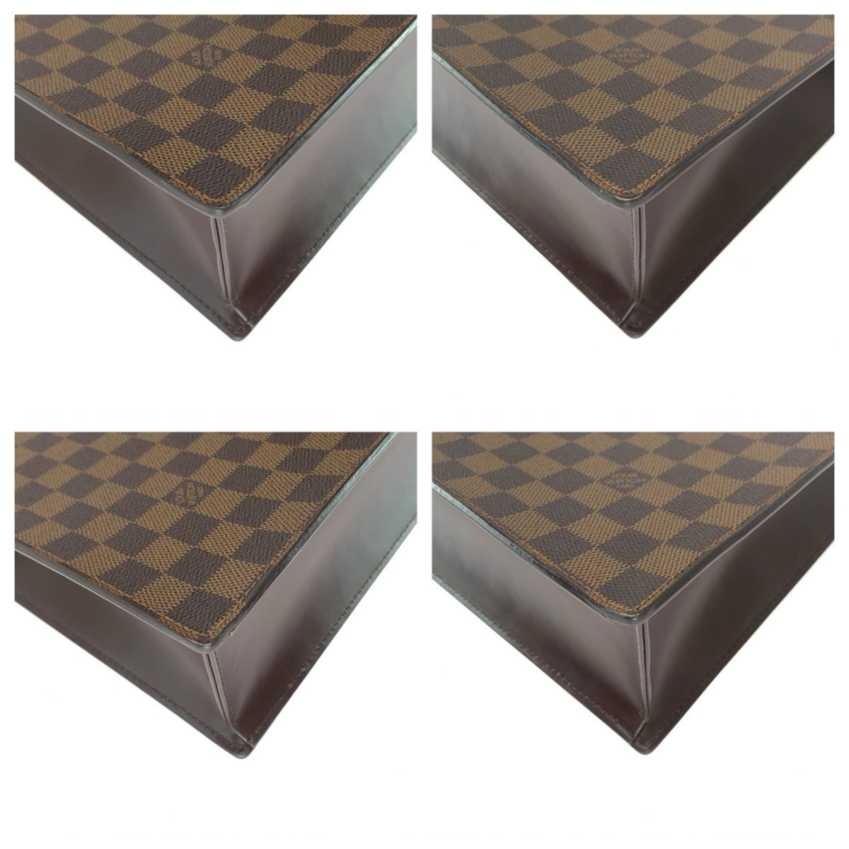 Louis Vuitton Brown Damier Canvas Pvc Handbag Tote Bag (Pre-Owned)